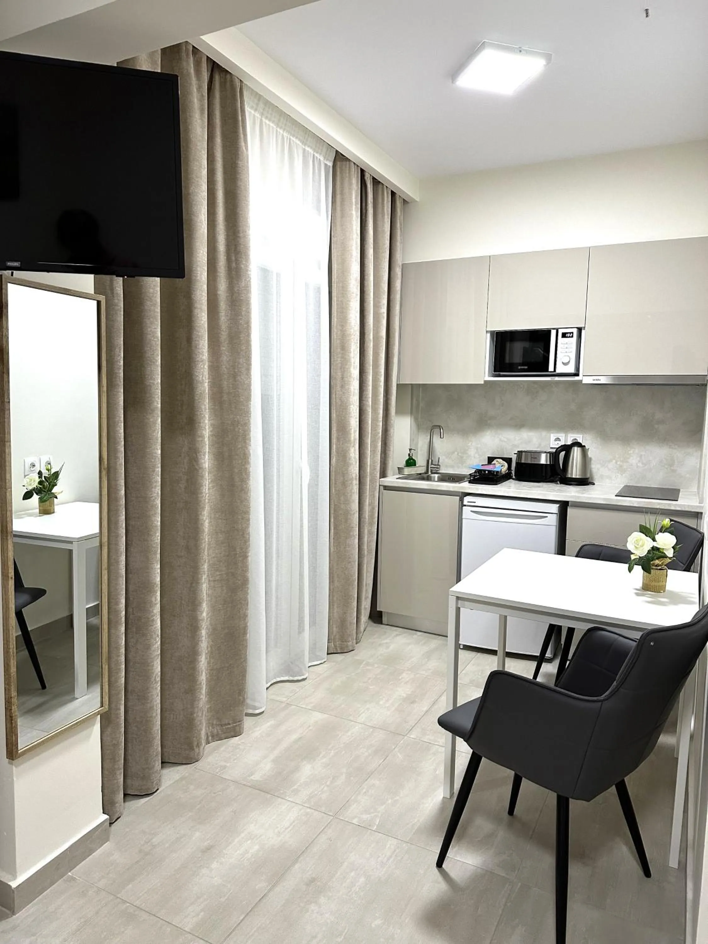 Dining area in Navarino Luxe Suites