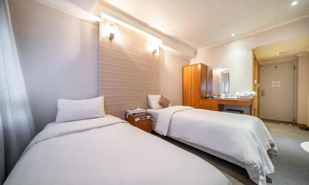 Bed in Ansan Seowon Tourist Hotel