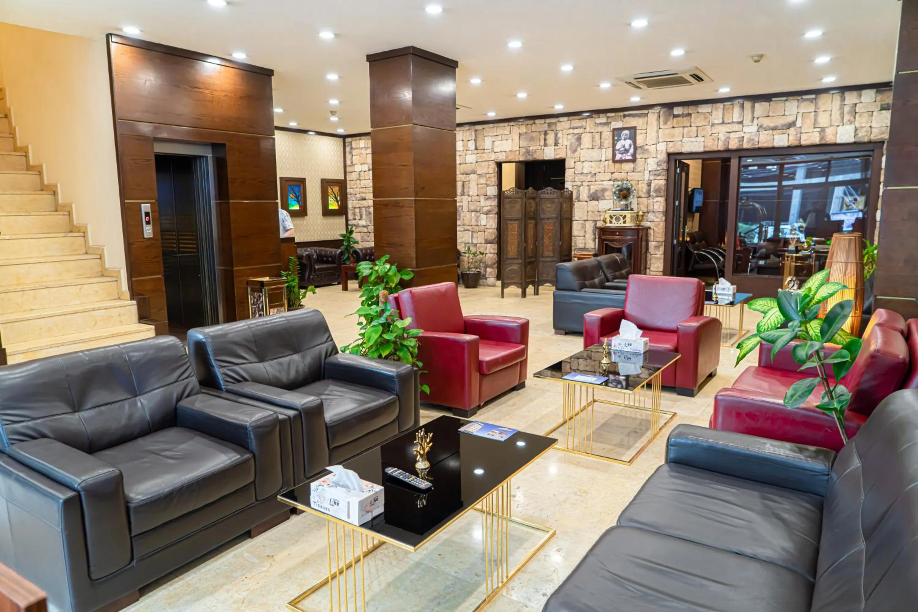 Seating area in BL-Hotels Erbil