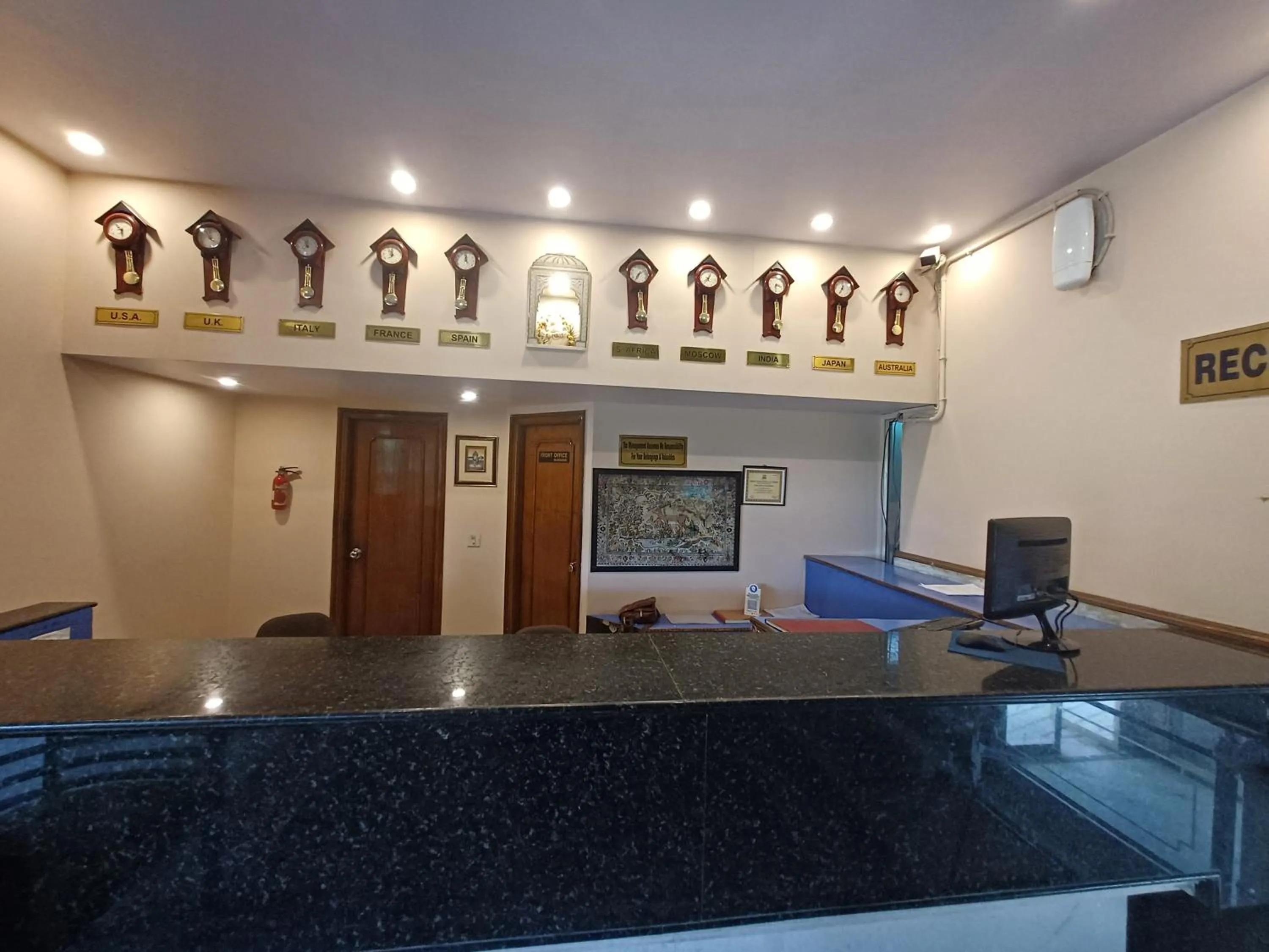 Lobby or reception in Hotel Maya international