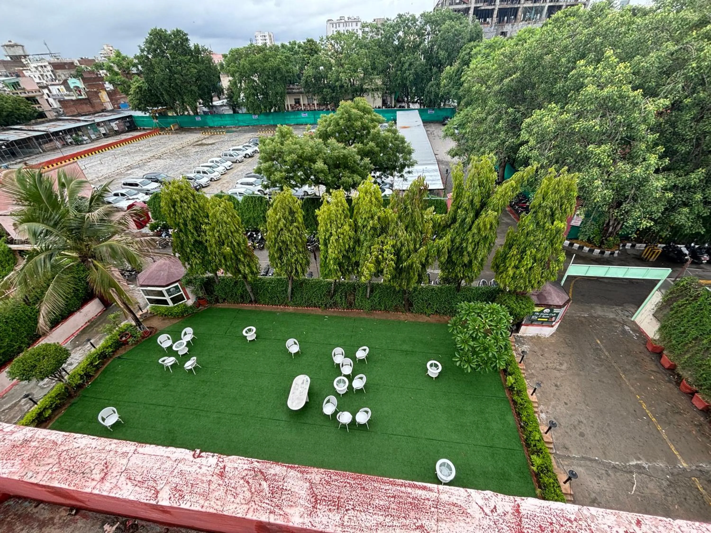 Garden view in Hotel Maya international
