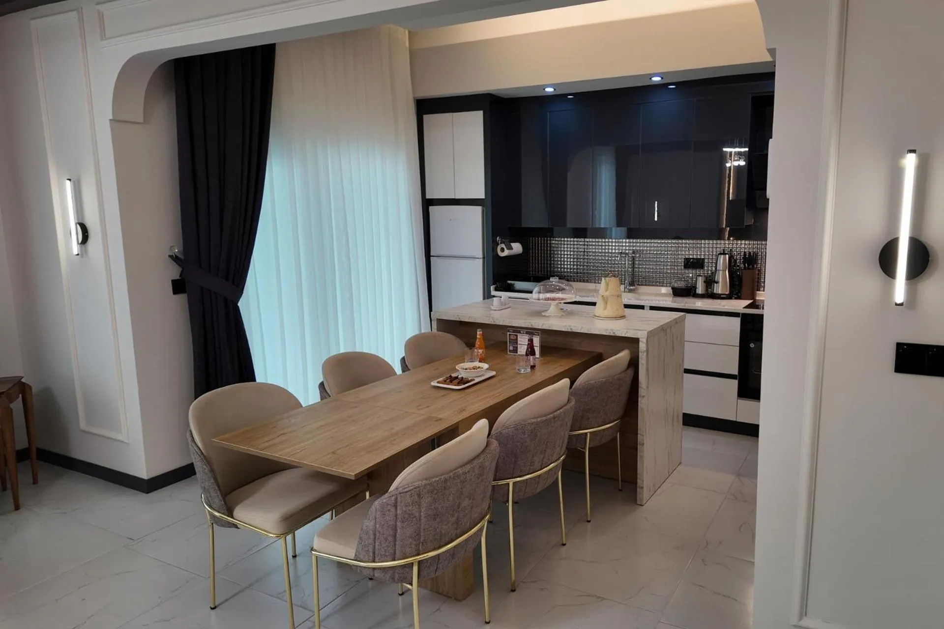 Kitchen or kitchenette in Villa Kent Termal Otel