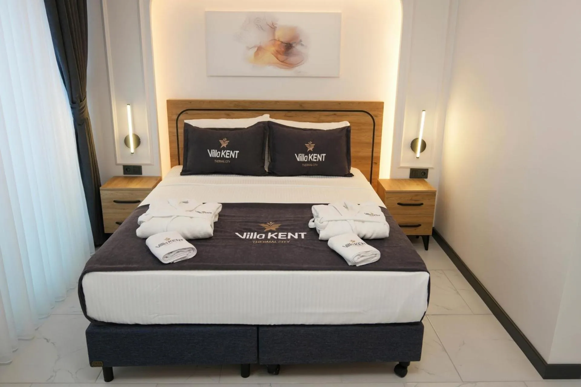 Bed in Villa Kent Termal Otel