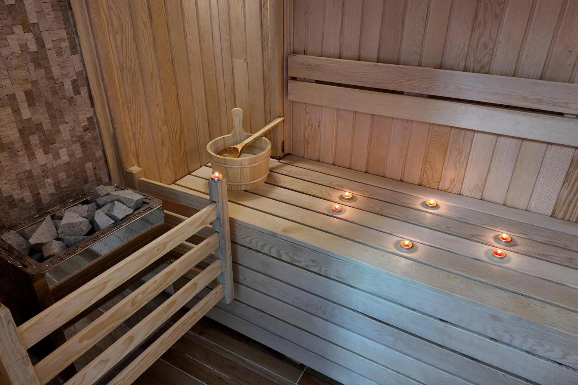 Sauna in Villa Kent Termal Otel