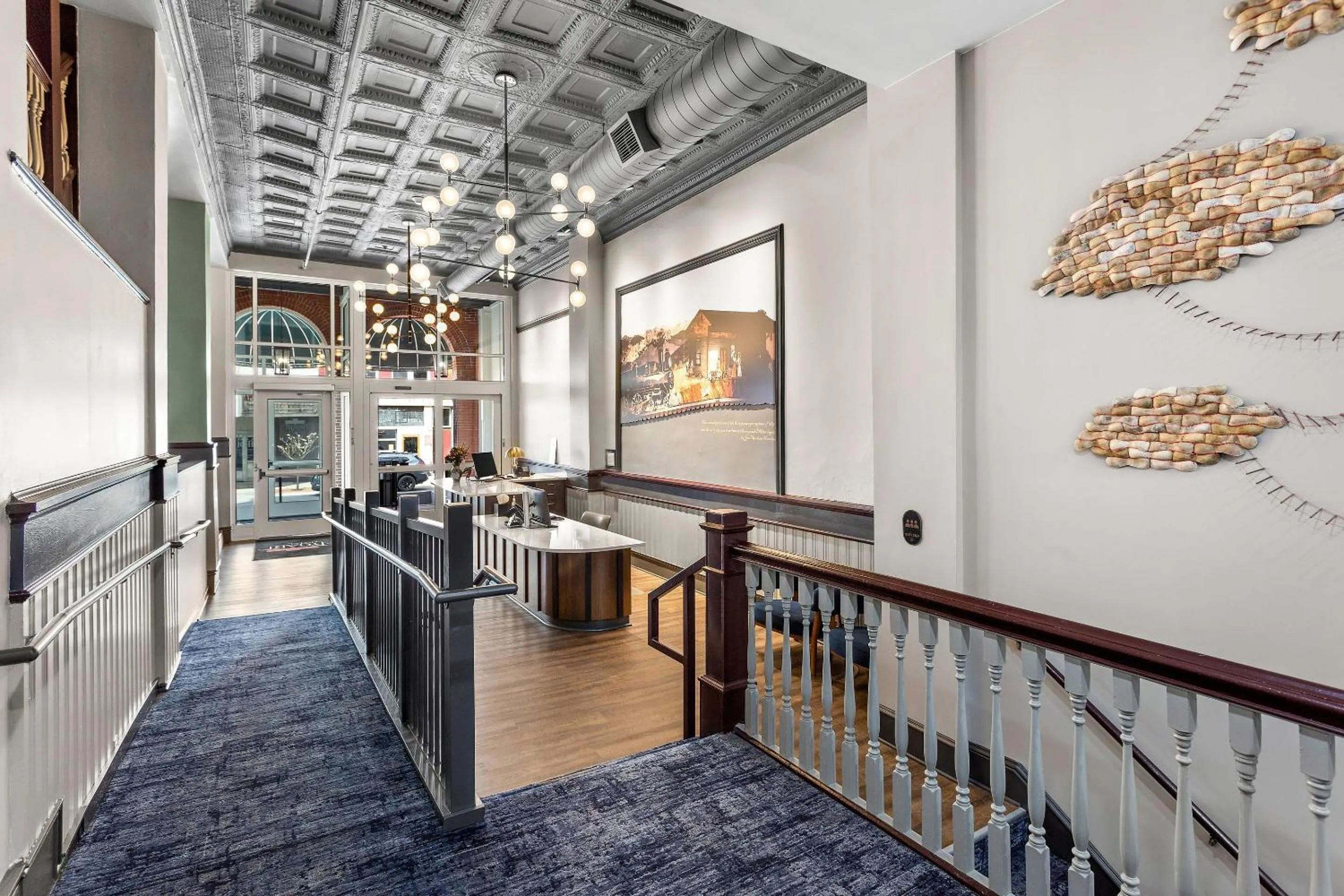 Lobby or reception in Tygart Hotel, an Ascend Collection Hotel