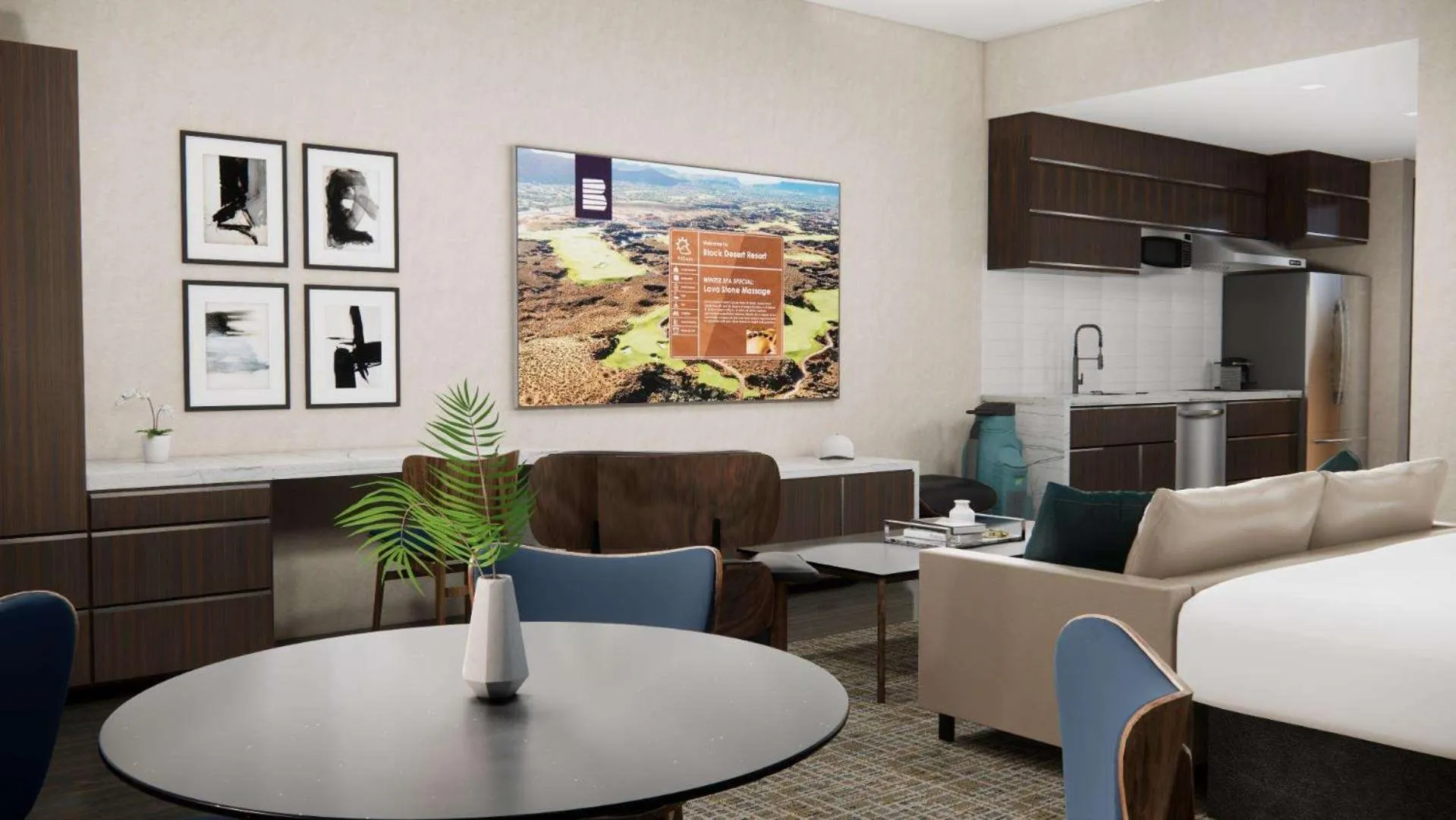 Photo of the whole room in Black Desert Resort