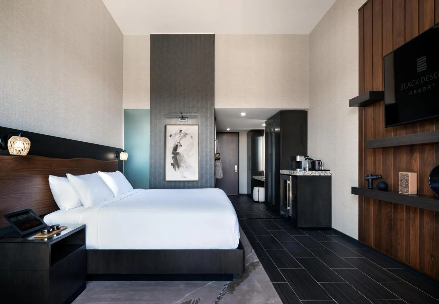 Bed in Black Desert Resort