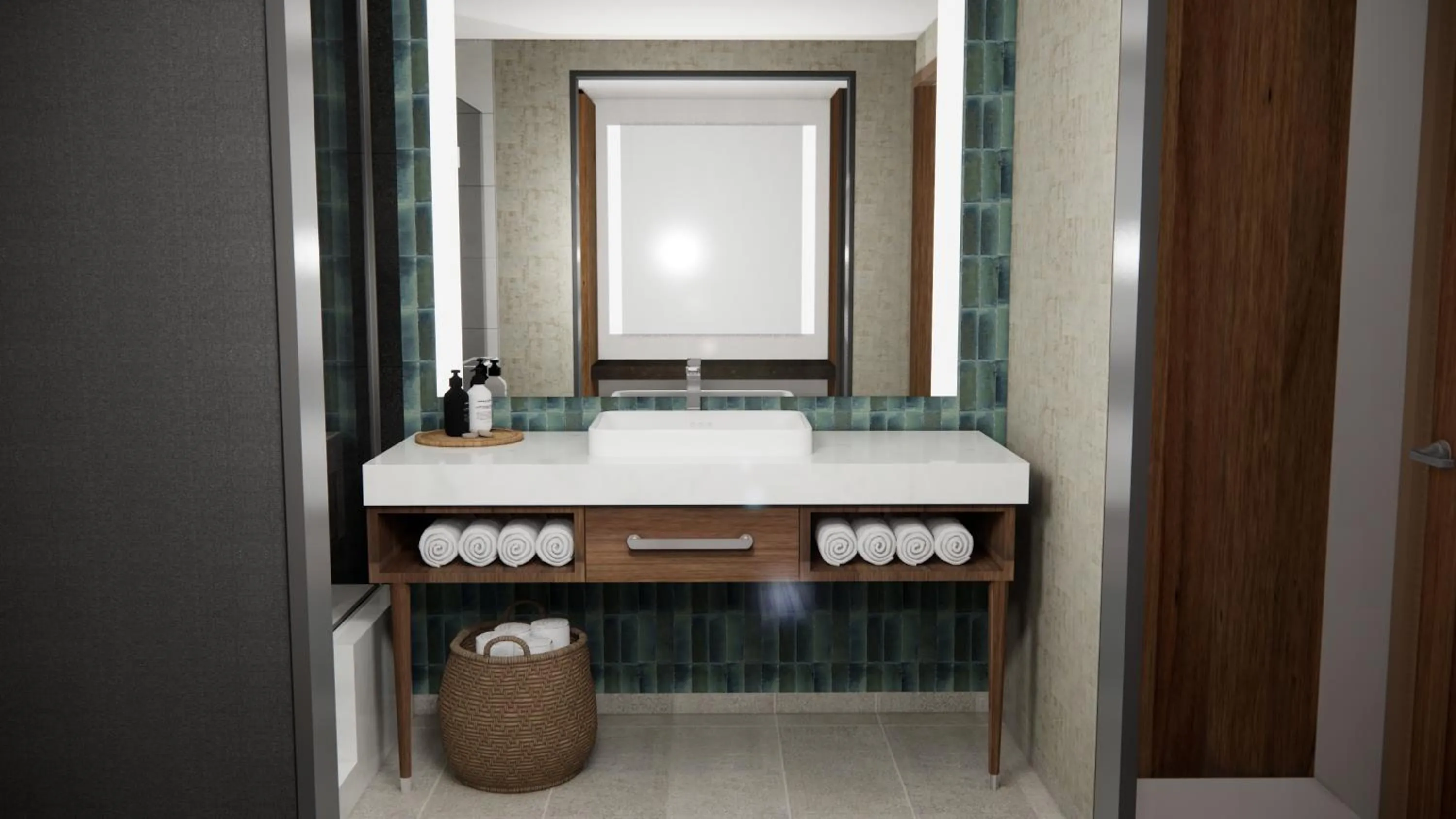 Bathroom in Black Desert Resort