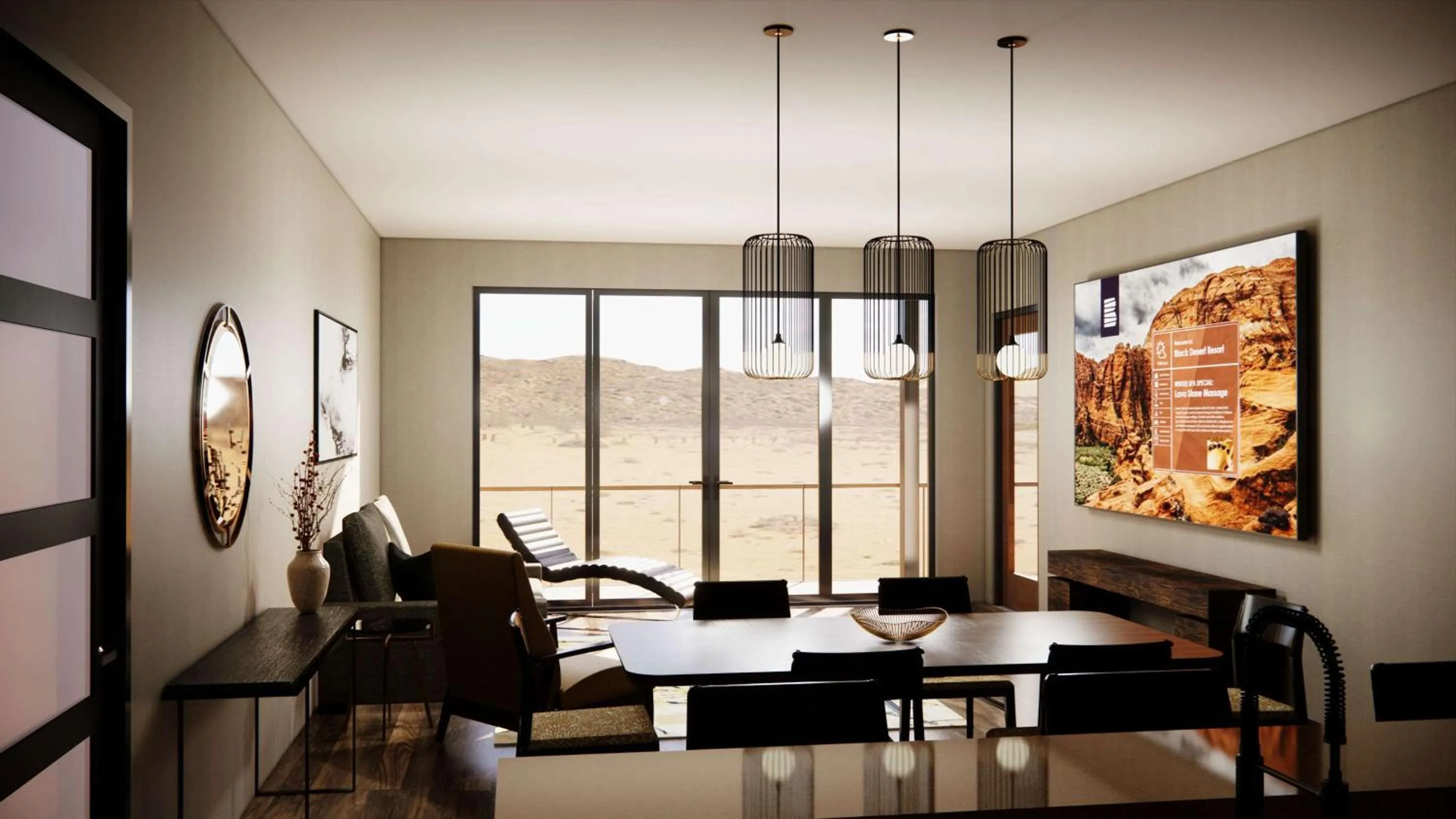 Bedroom in Black Desert Resort