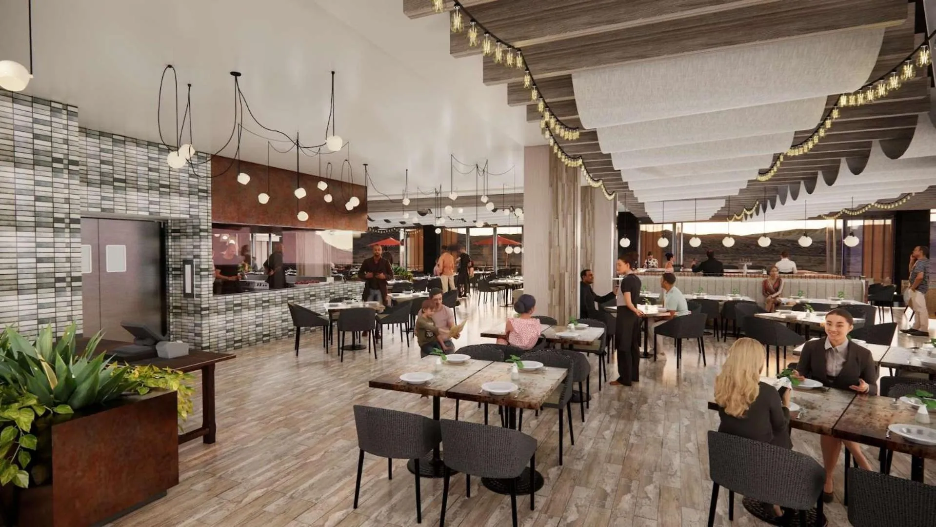 Restaurant/places to eat in Black Desert Resort