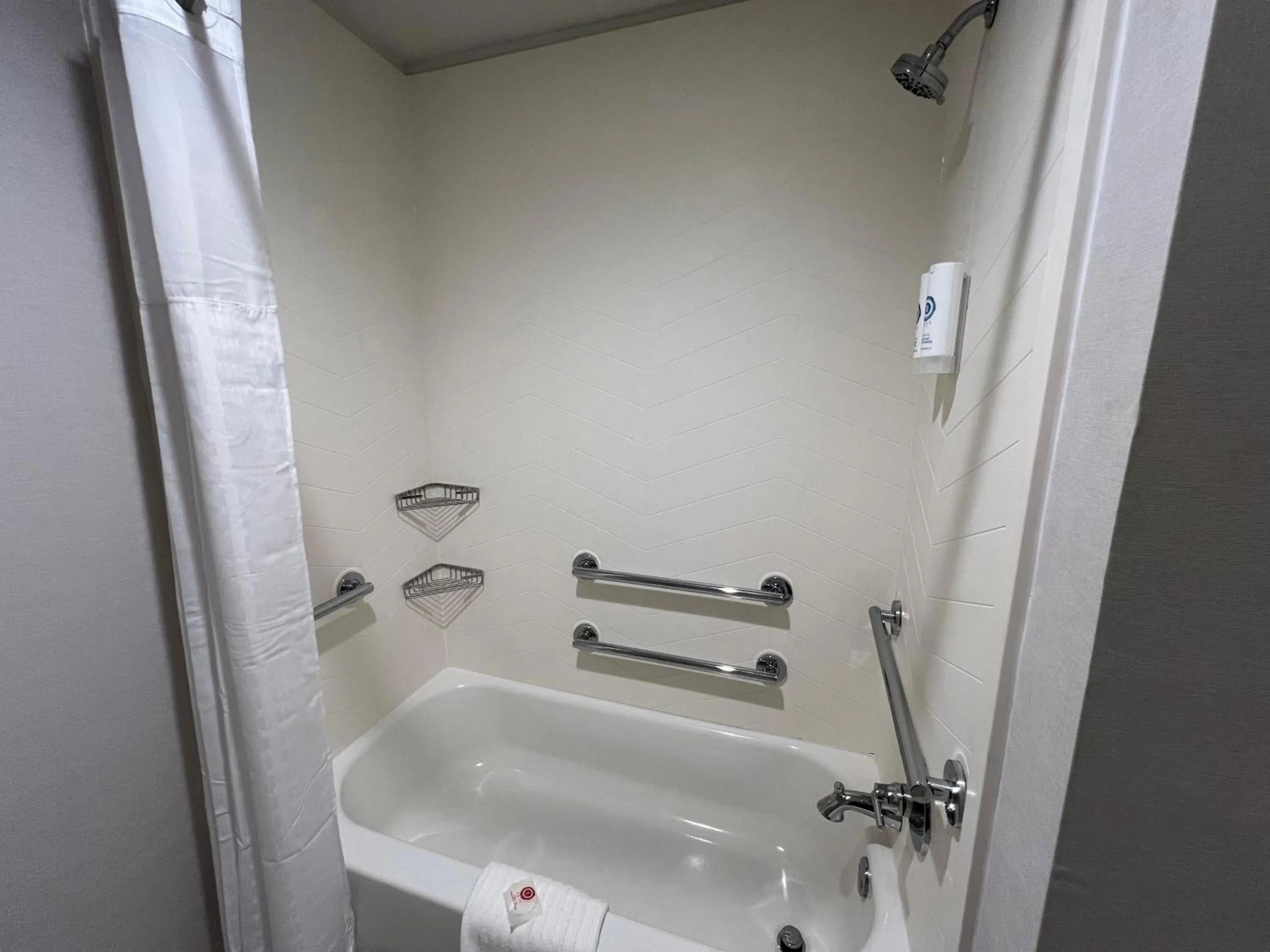Shower in Comfort Suites Gatlinburg Downtown-Convention Center