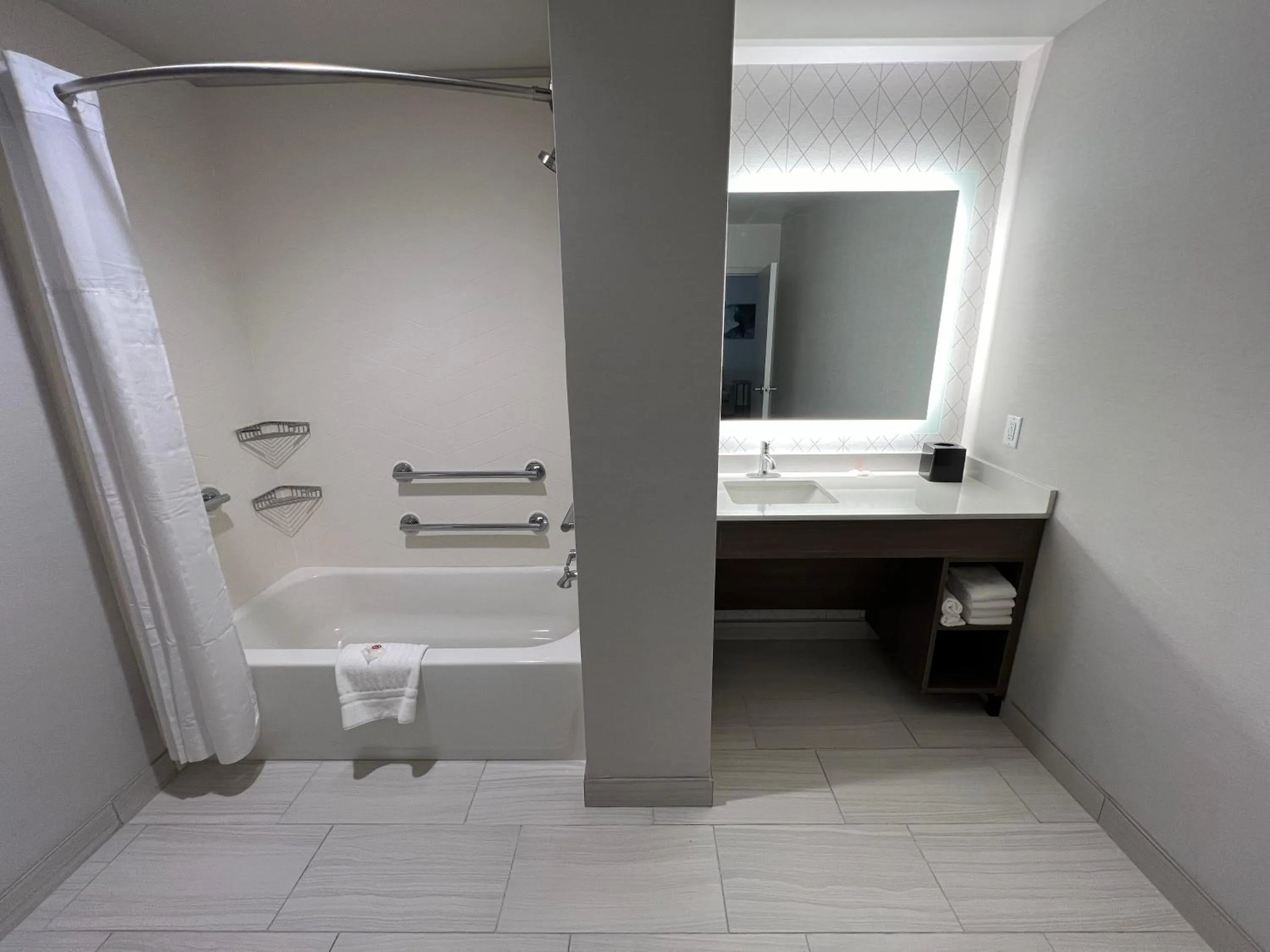 Shower in Comfort Suites Gatlinburg Downtown-Convention Center