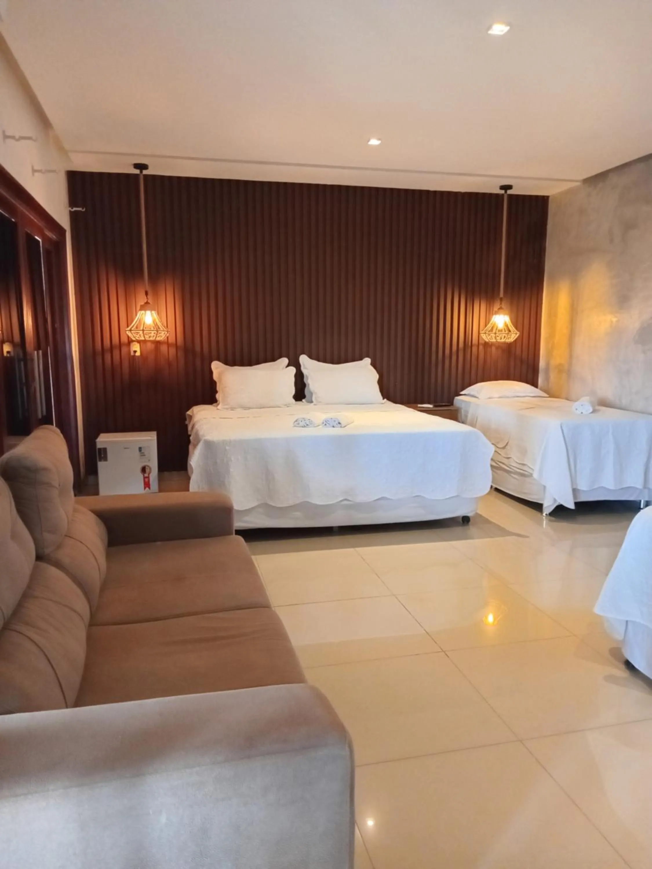 Bed in Pousada Gostoso Paradise