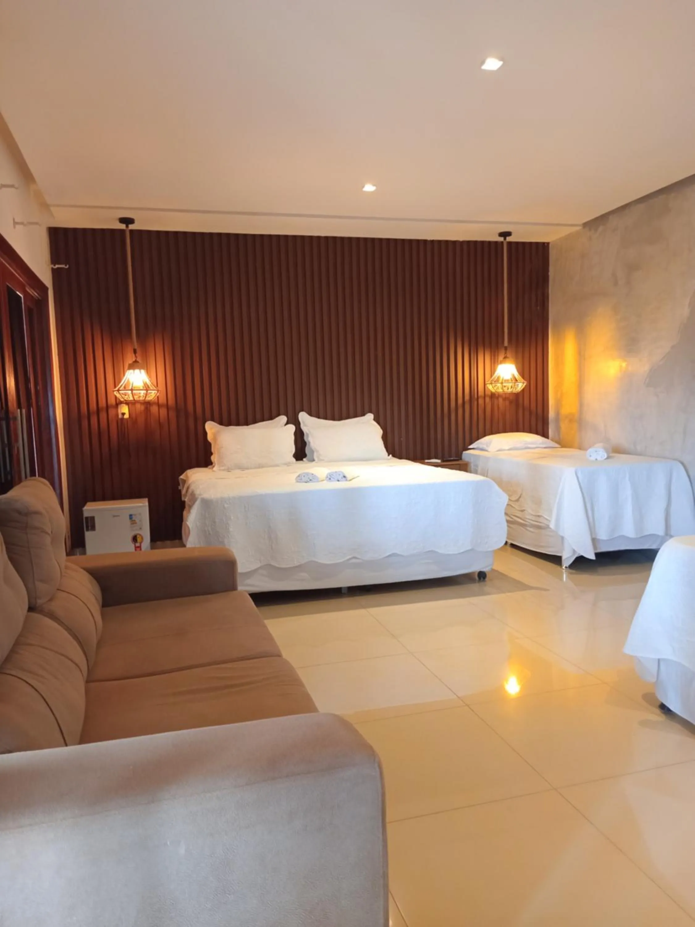 Bed in Pousada Gostoso Paradise