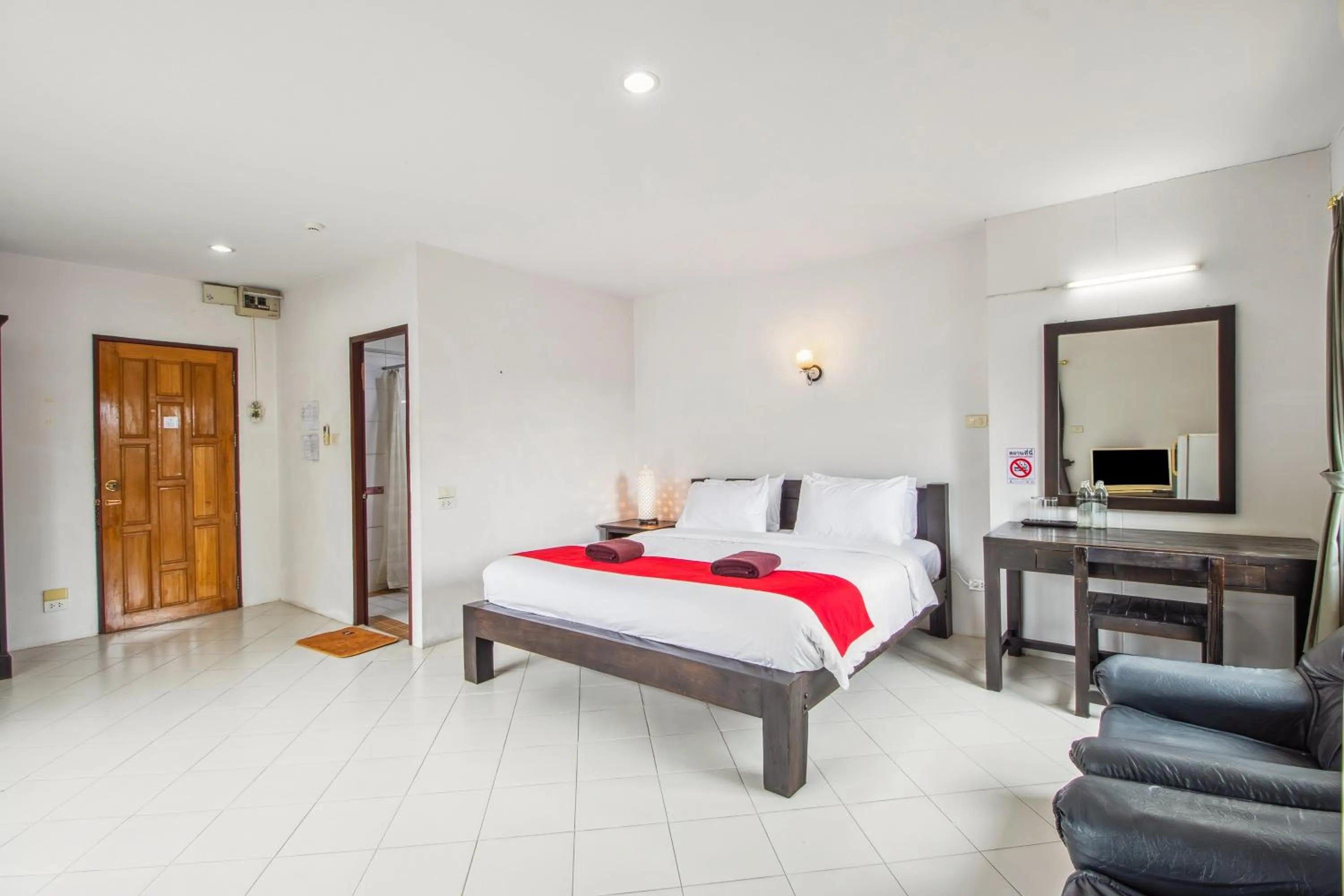 Bed in Budget Stars Hotel Chiang Mai