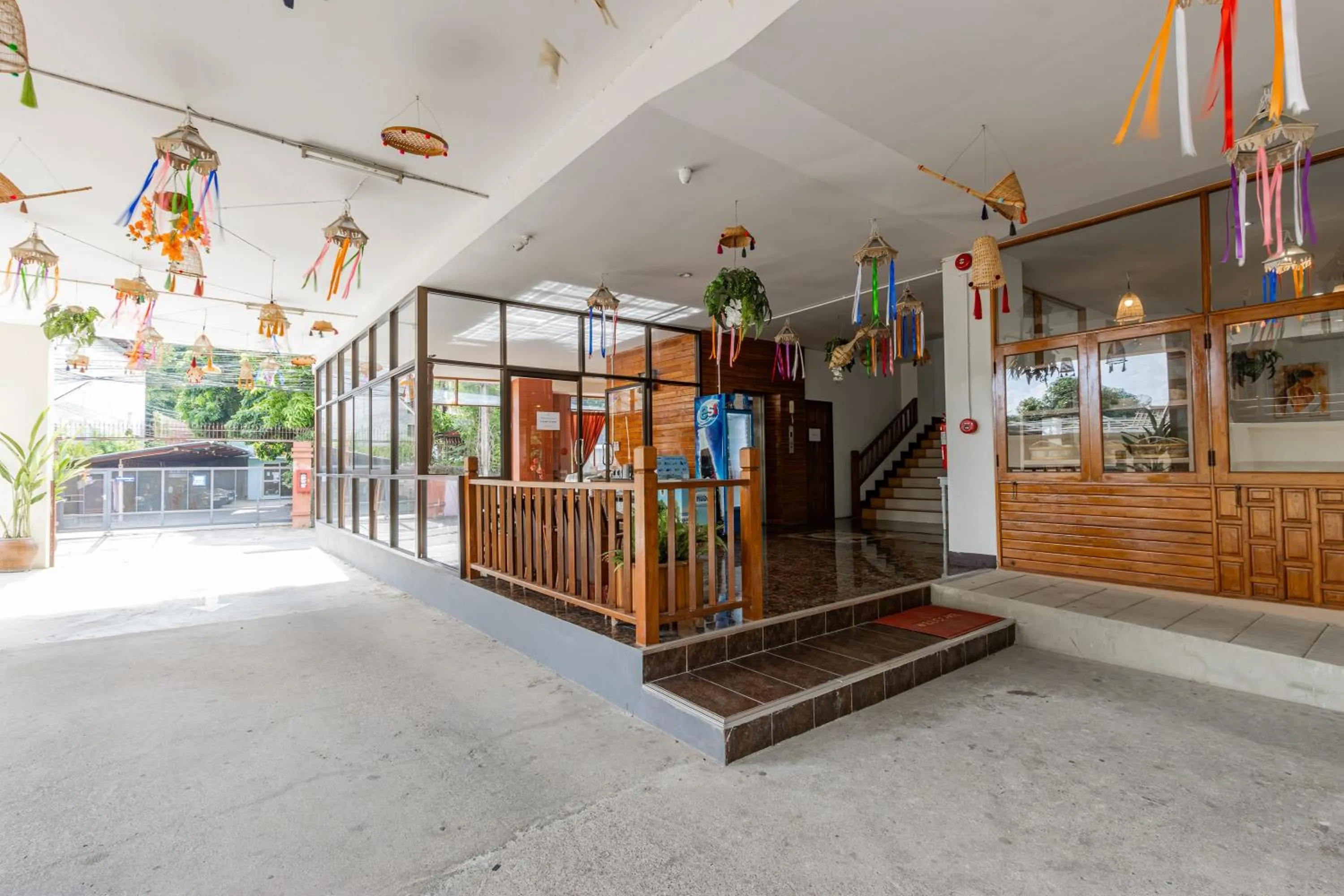 Facade/entrance in Budget Stars Hotel Chiang Mai