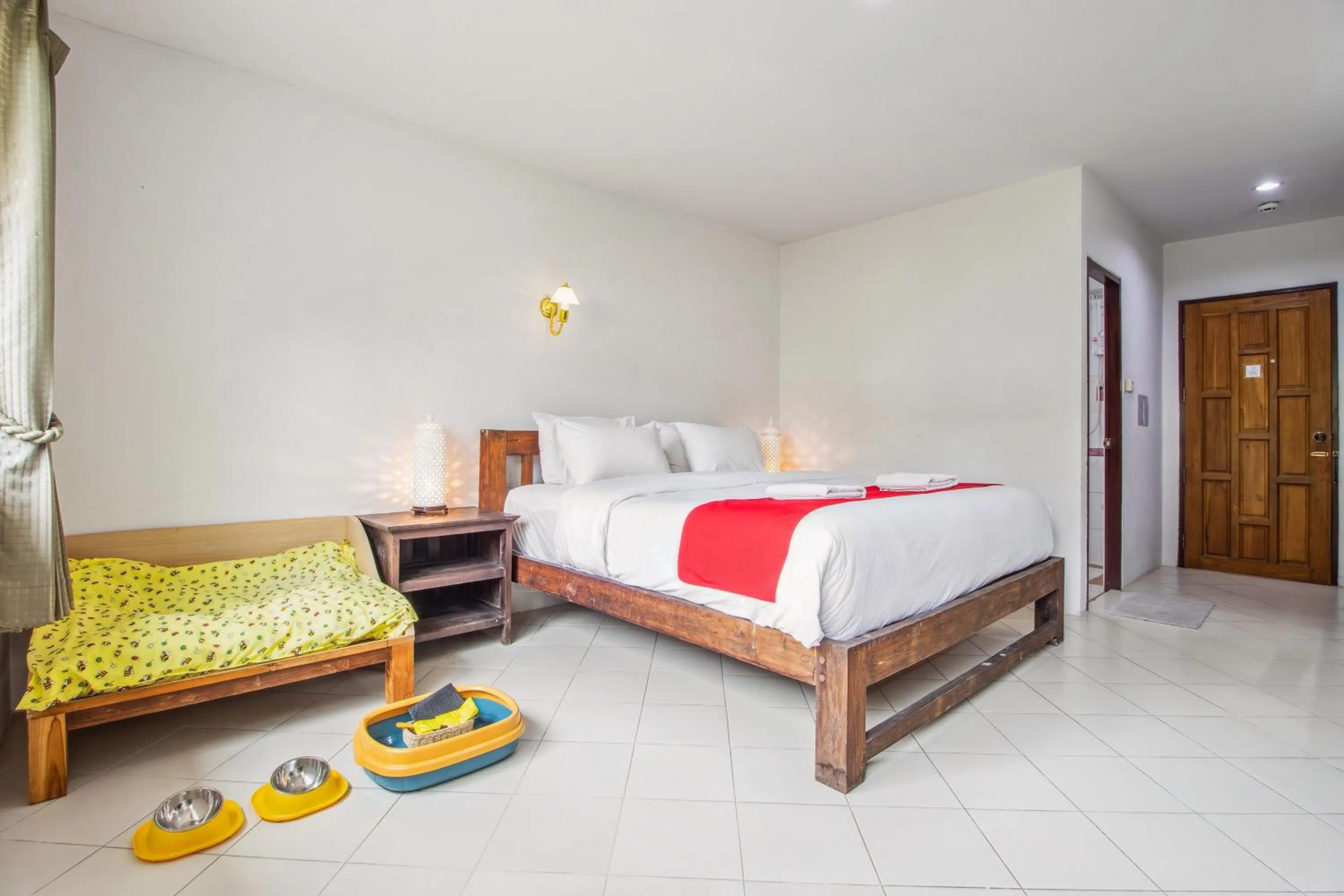 Bed in Budget Stars Hotel Chiang Mai