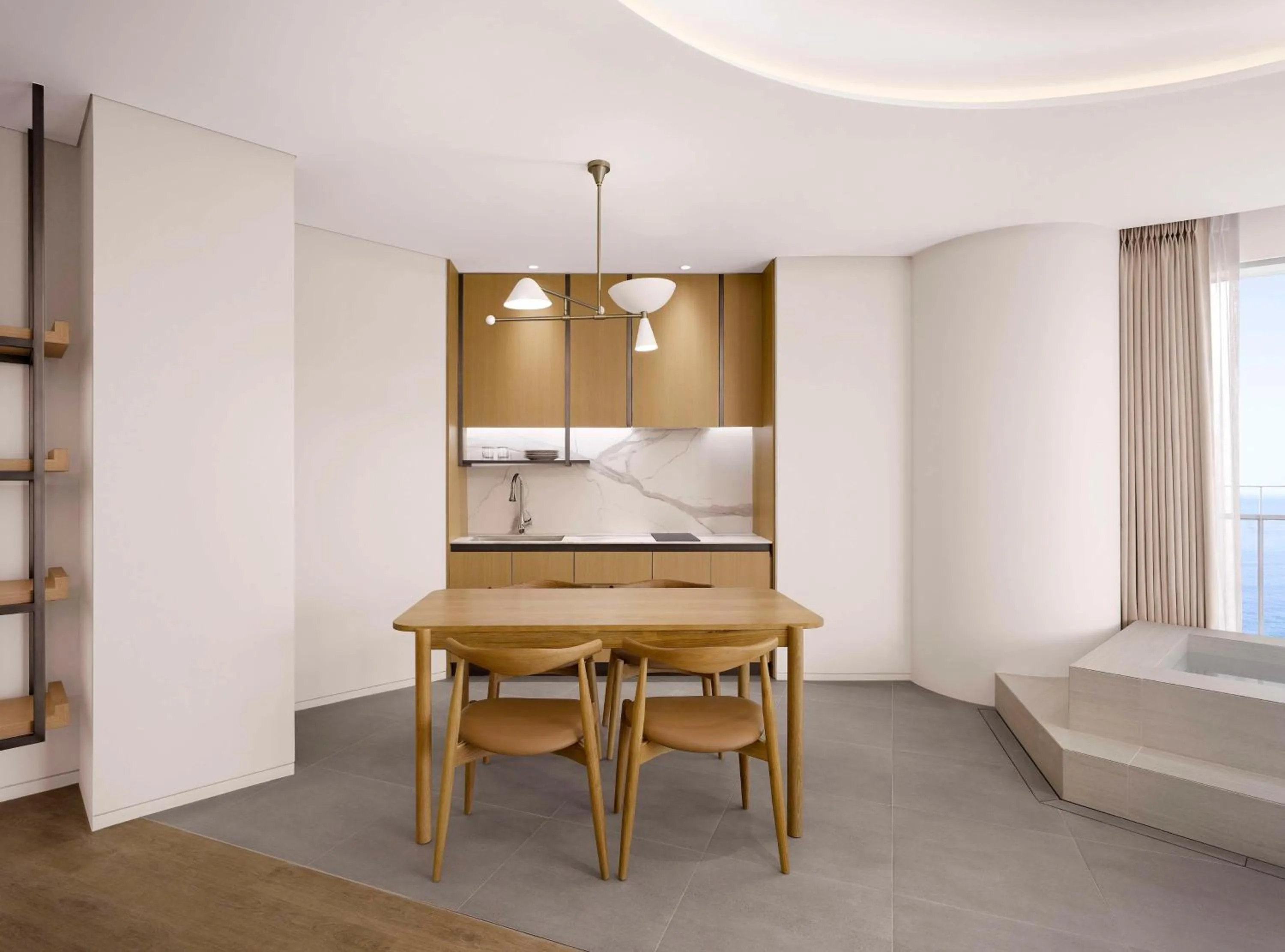 Kitchen or kitchenette in Cassia Sokcho