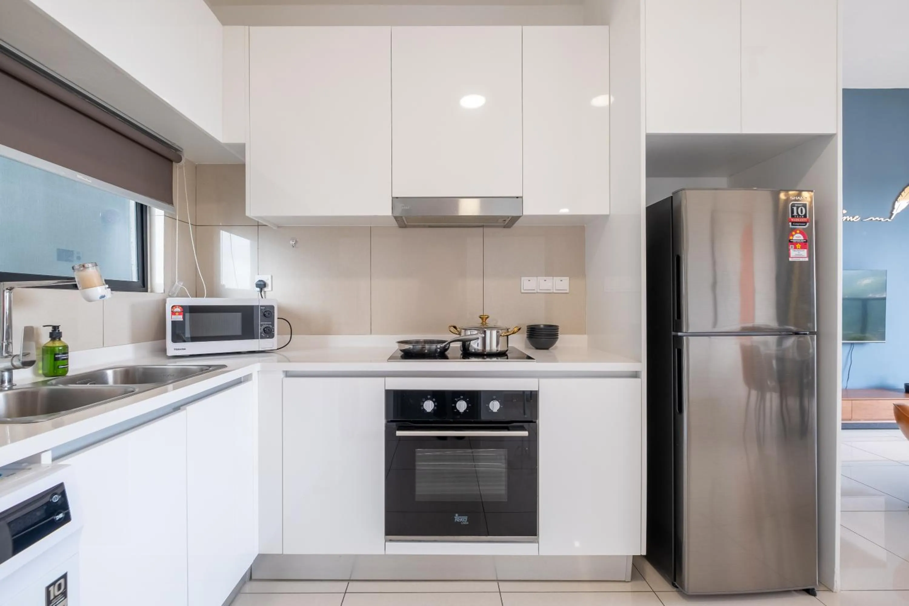 Kitchen or kitchenette in Premium Classy 4Room@Astoria Ampang 12pax 6km KLCC