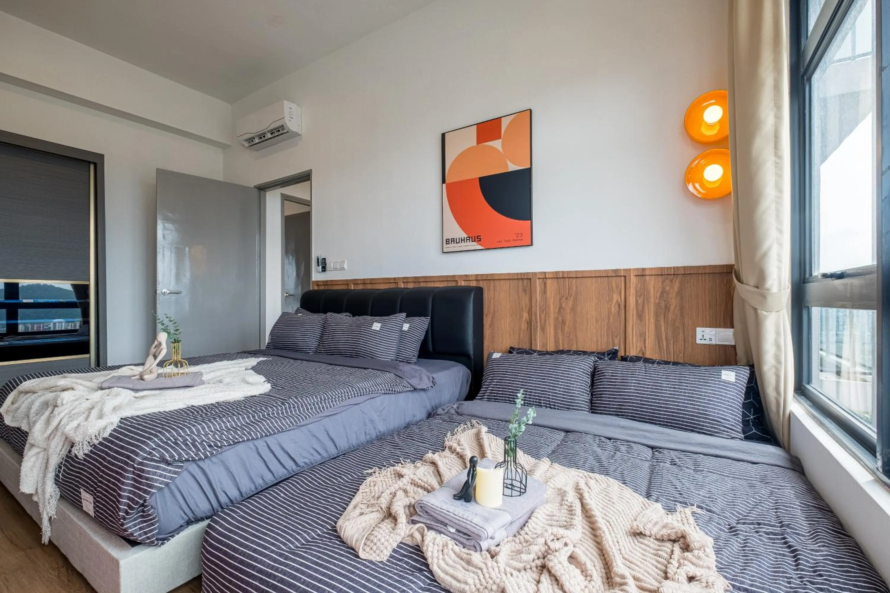 Bed in Premium Classy 4Room@Astoria Ampang 12pax 6km KLCC