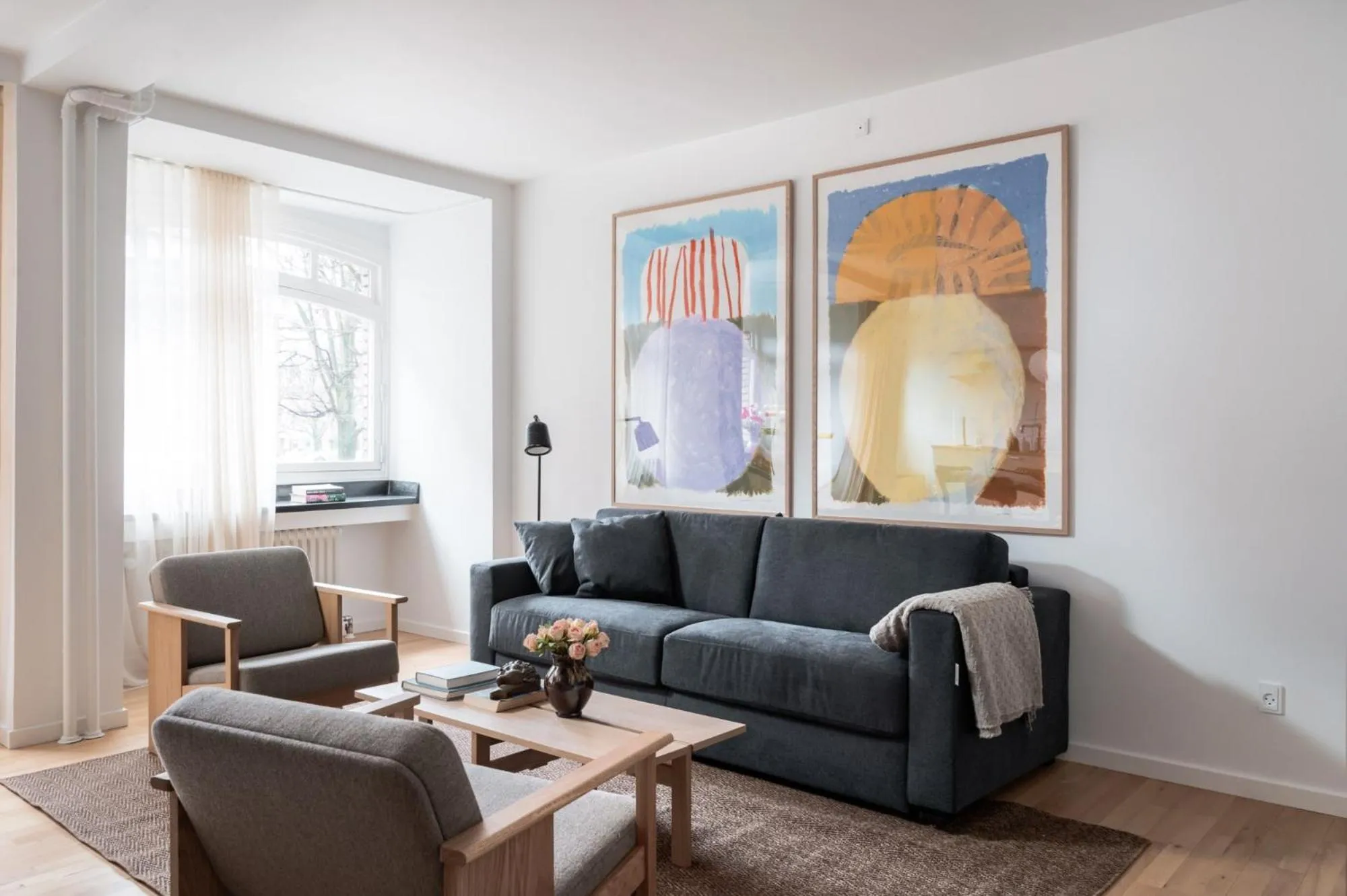 Living room in Queens Courtyard by Daniel&Jacob's