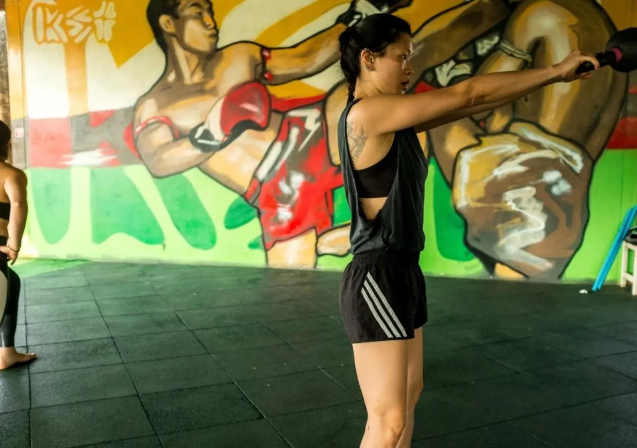 Fitness centre/facilities in Kiatthada Resort