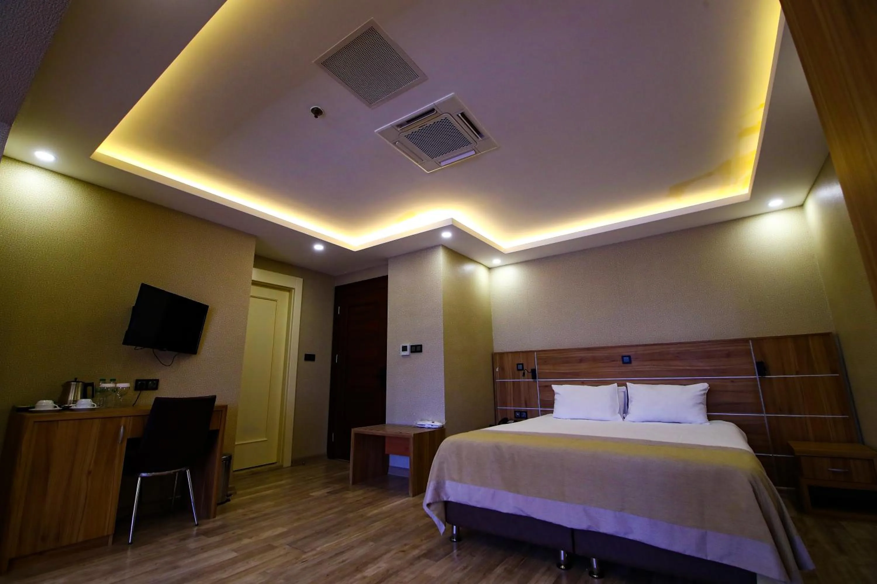 Bed in VOLLEY HOTEL ANKARA
