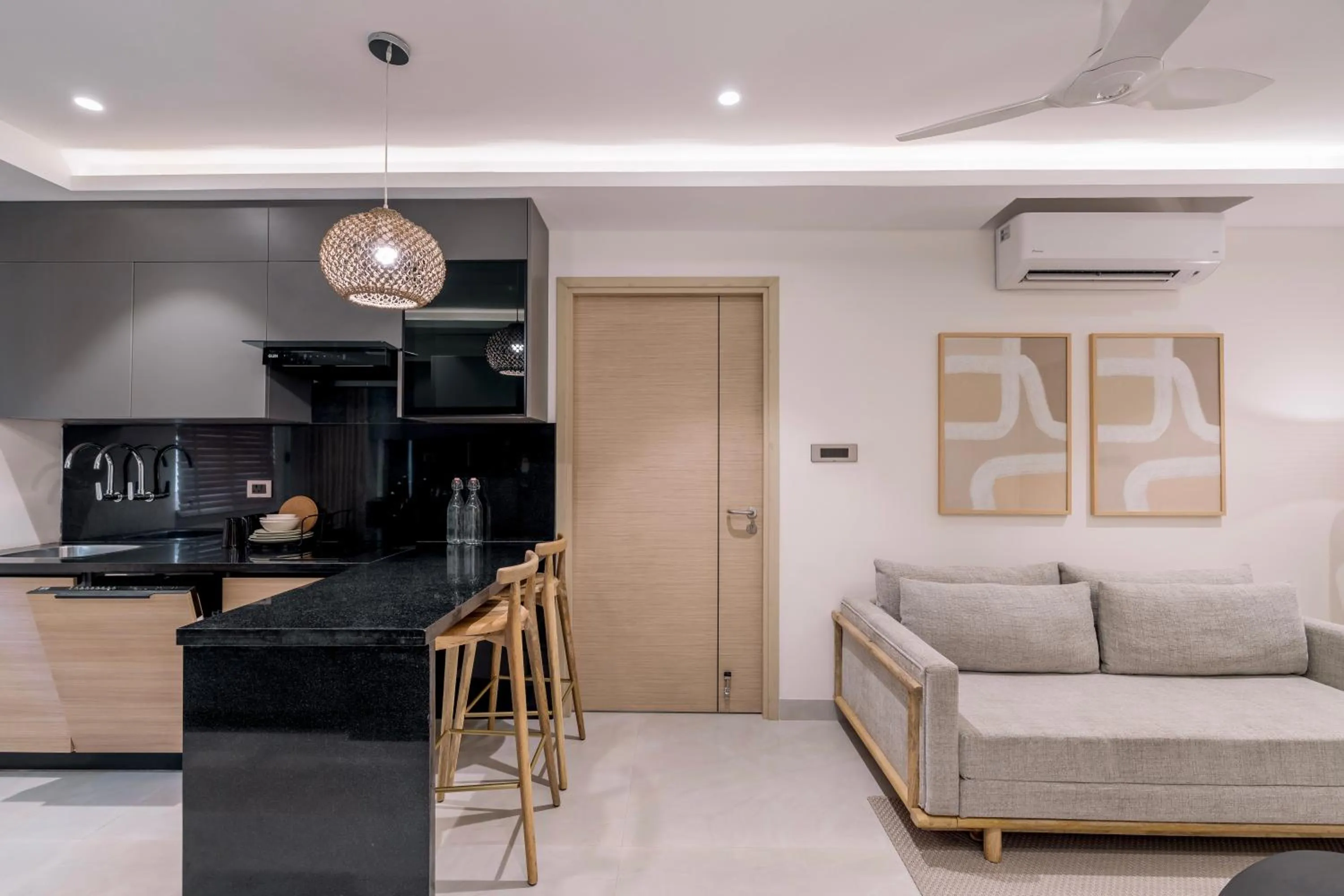 Living room in SKYLA Studios & Suites - Kondapur