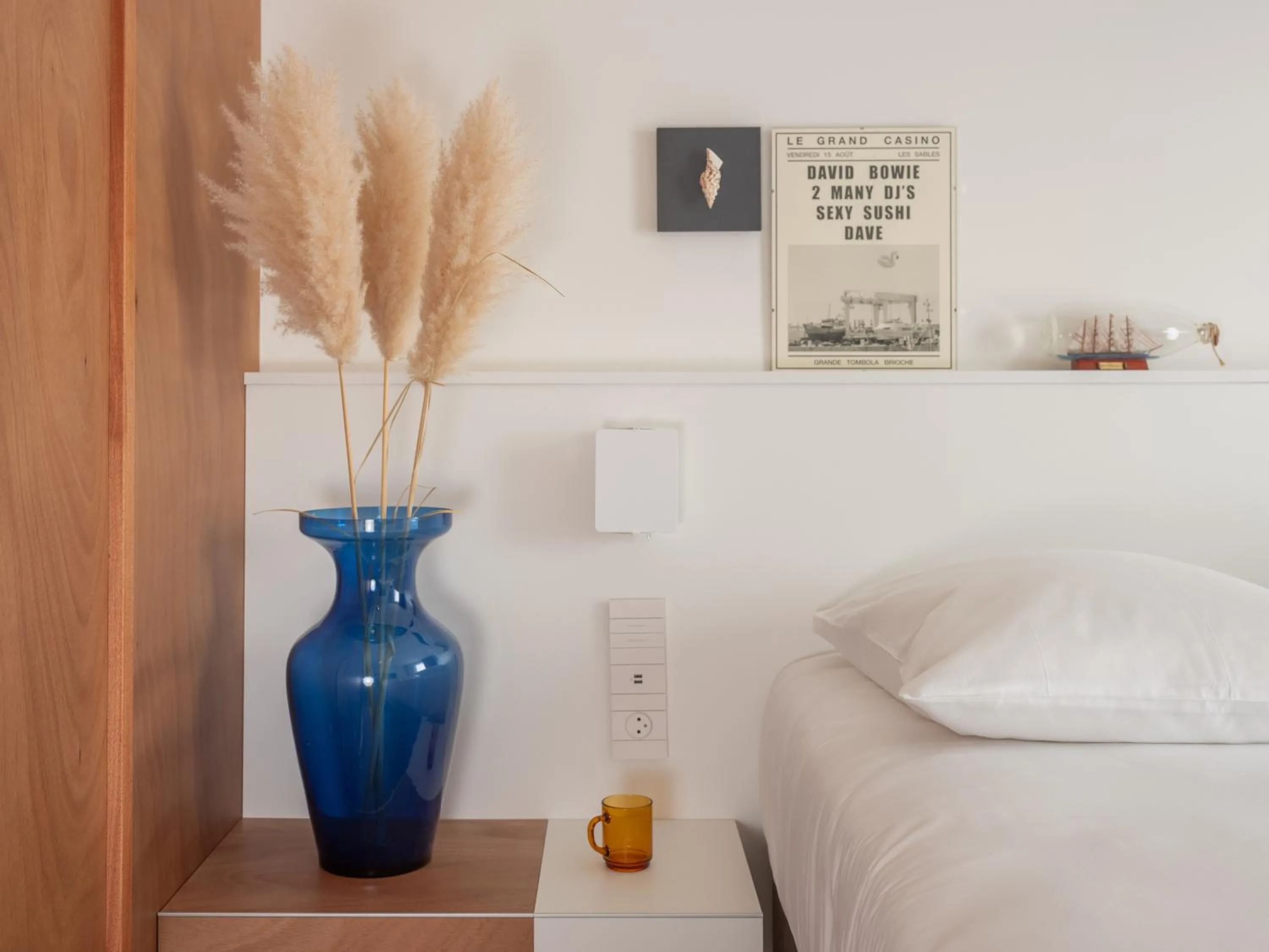 Decorative detail, Bed in Hôtel Vertime