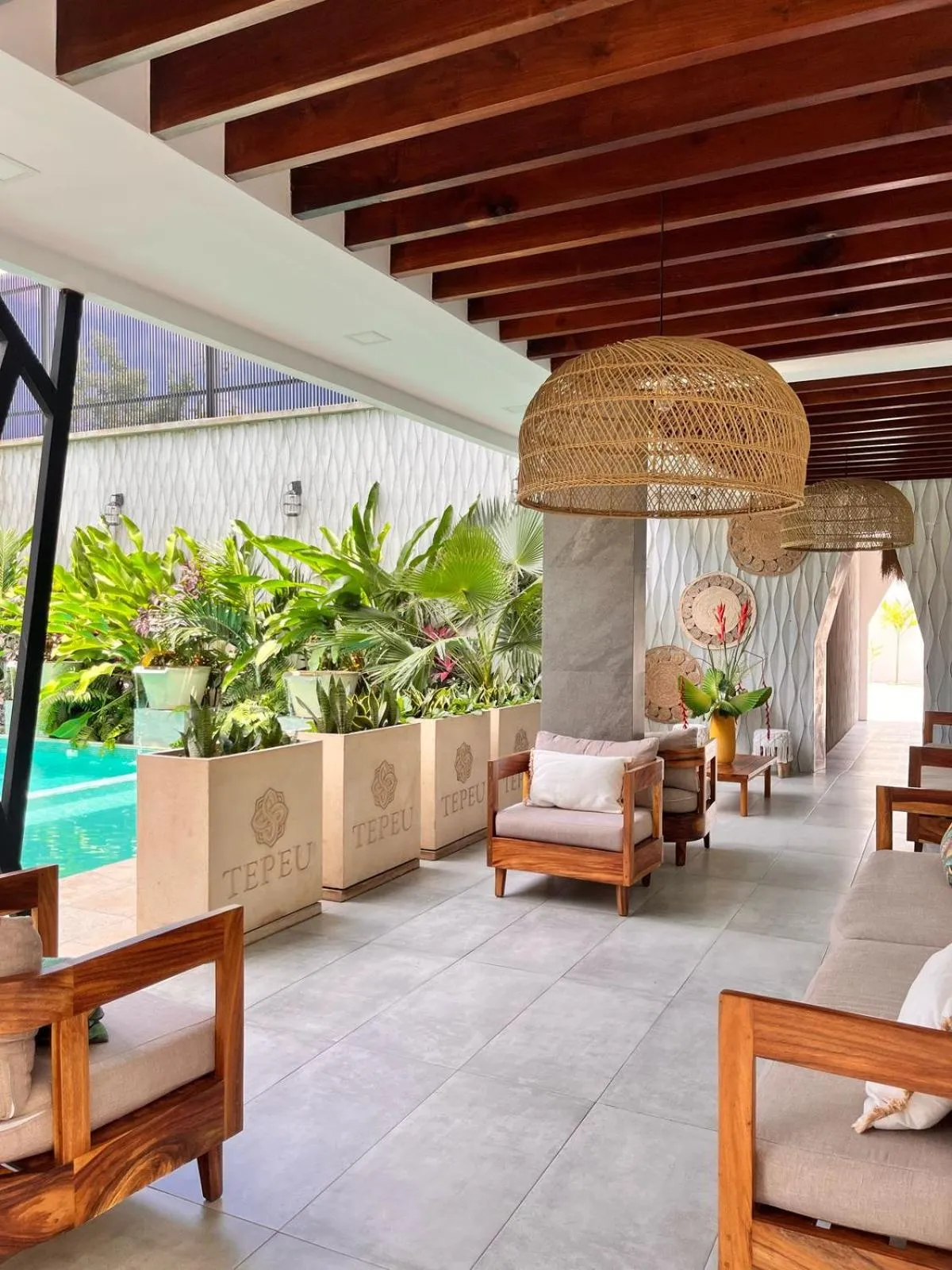 Swimming pool in Hotel Tepeu