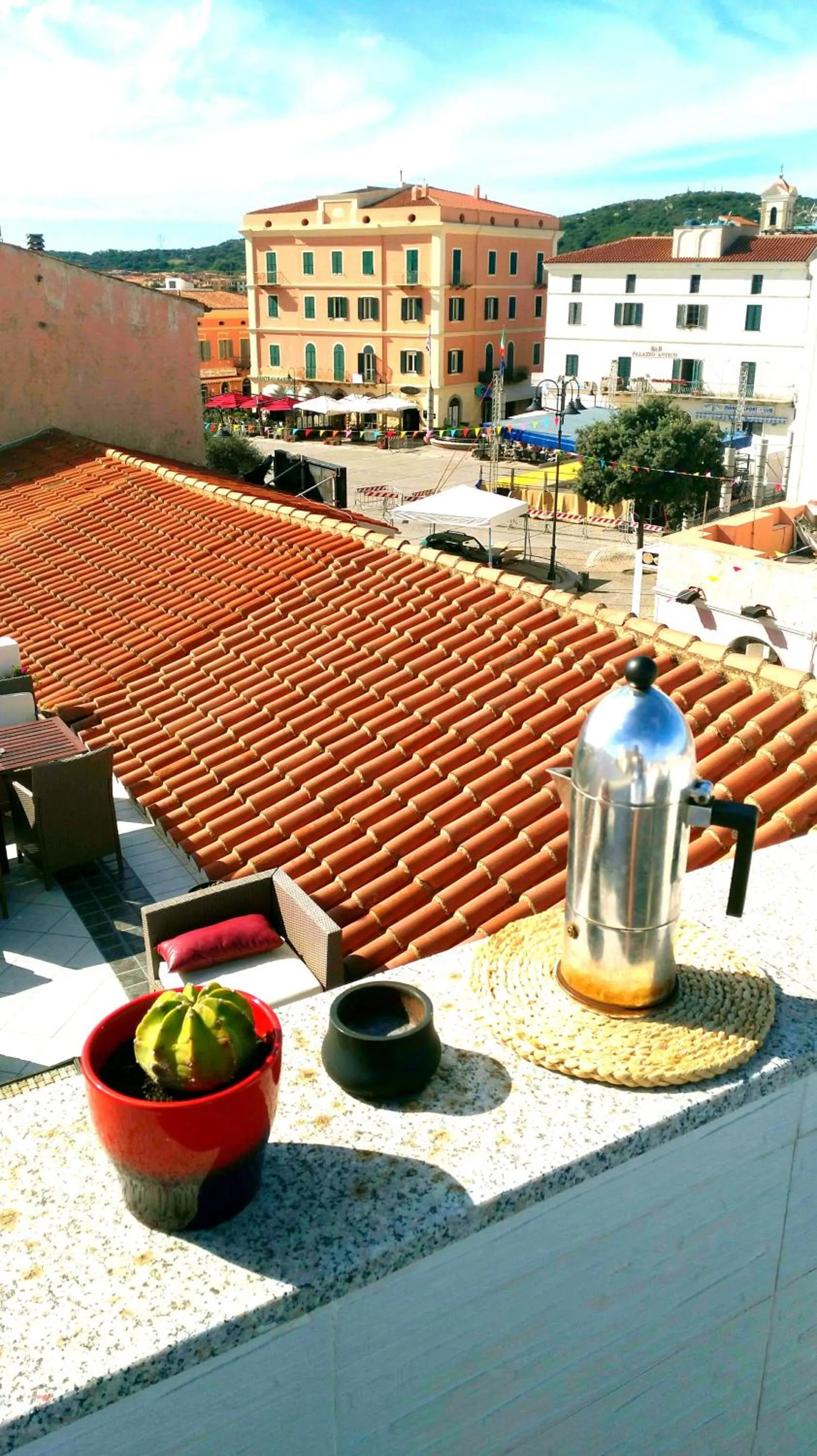 Balcony/Terrace in B&B Domus de Janas Santa Teresa Gallura
