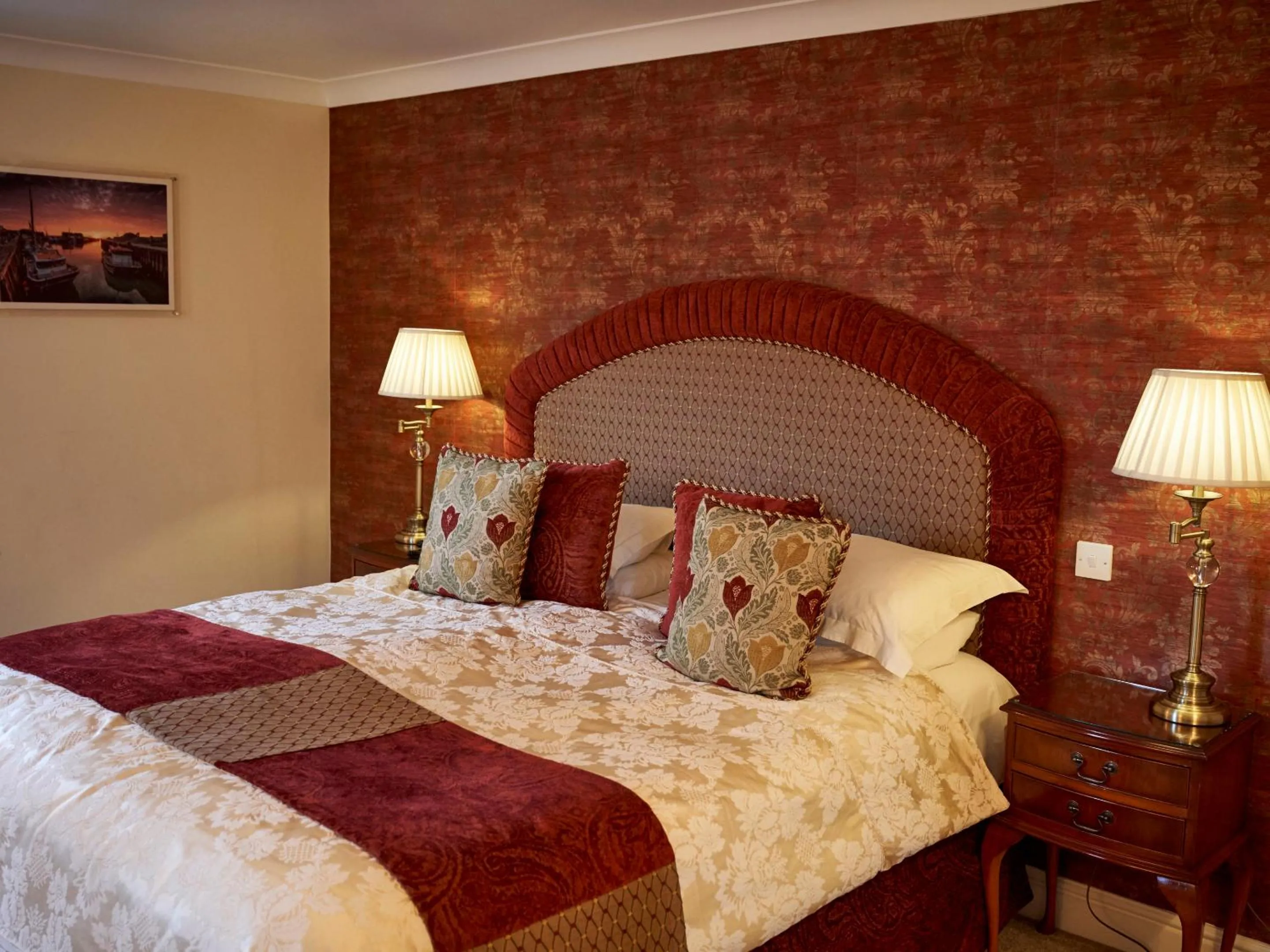 Bed in Hempstead House Hotel & Restaurant