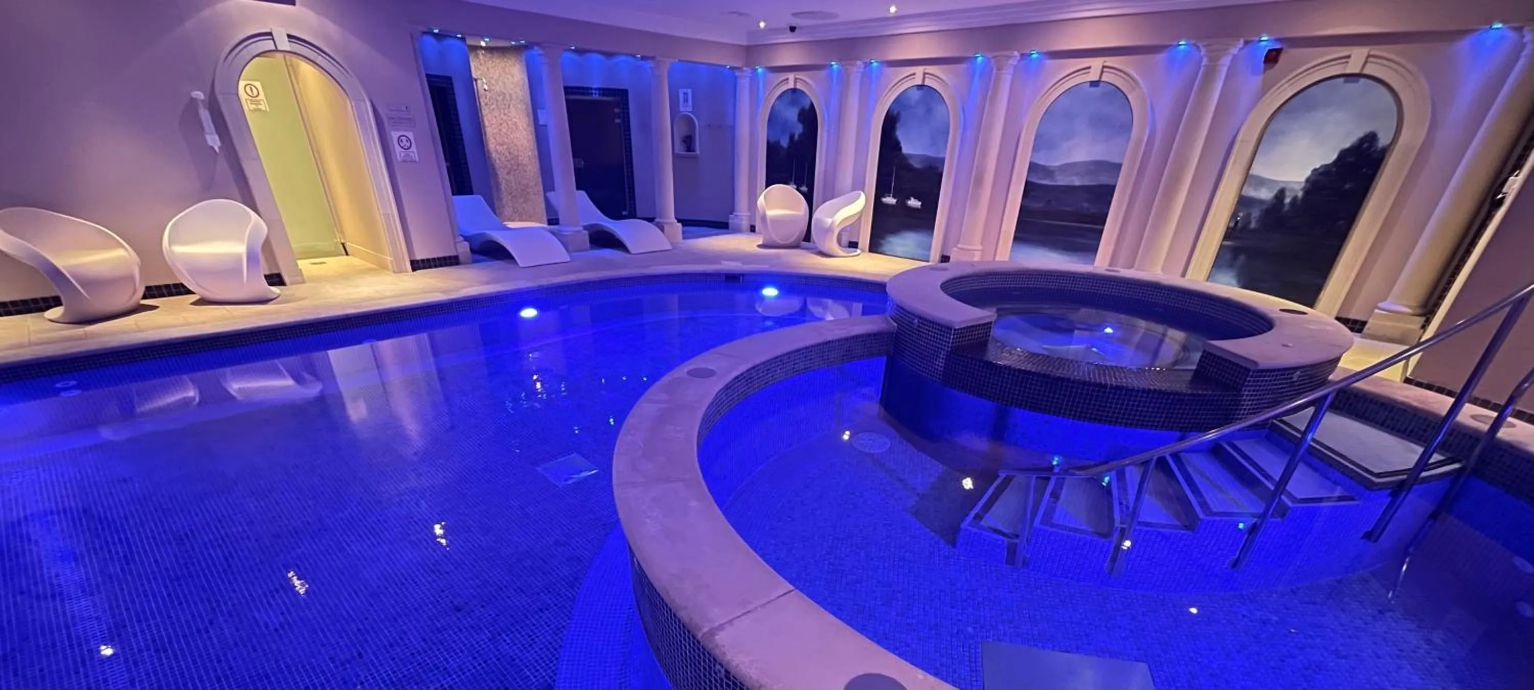 Pool view in Hempstead House Hotel & Restaurant