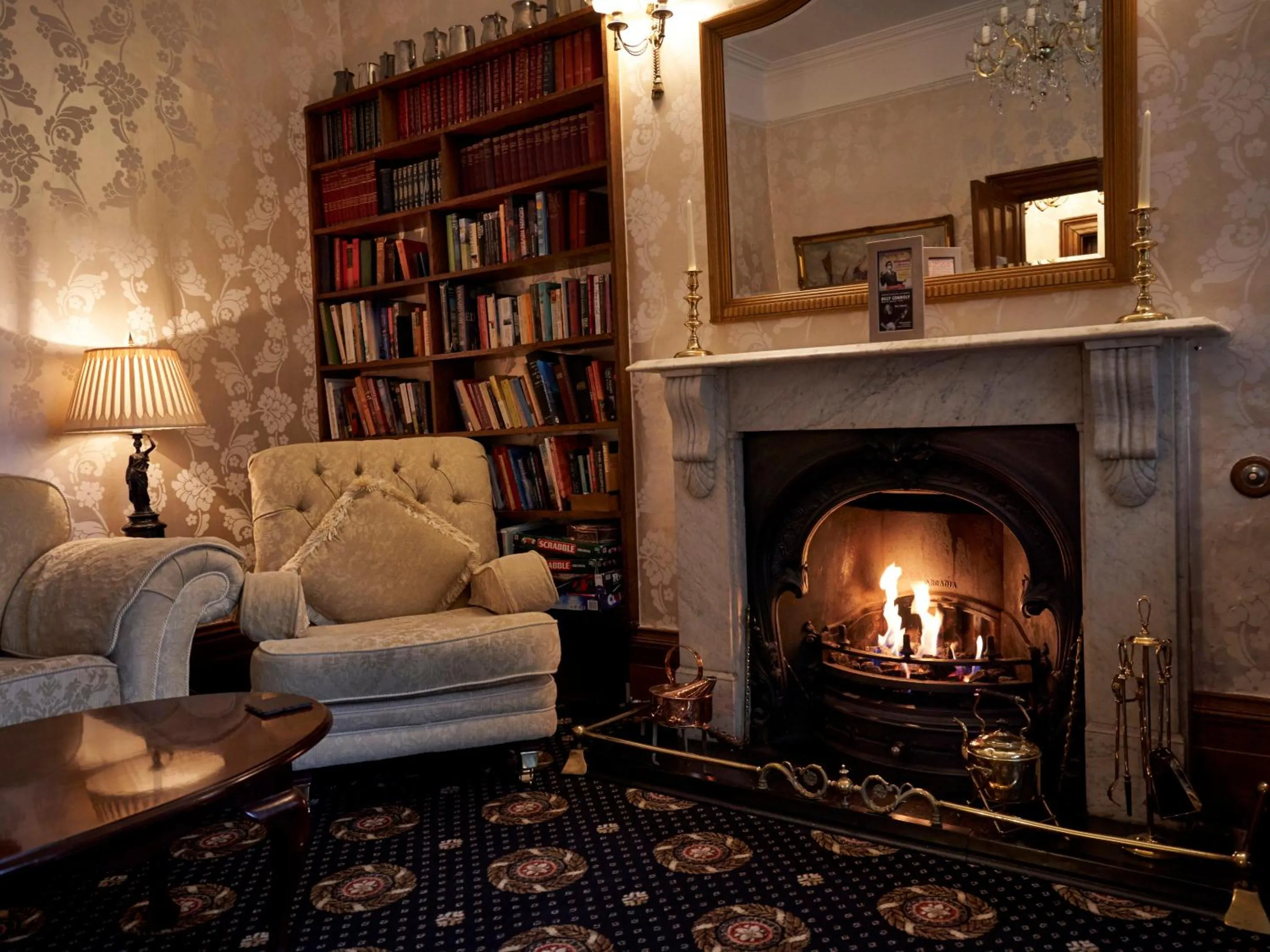 Library in Hempstead House Hotel & Restaurant