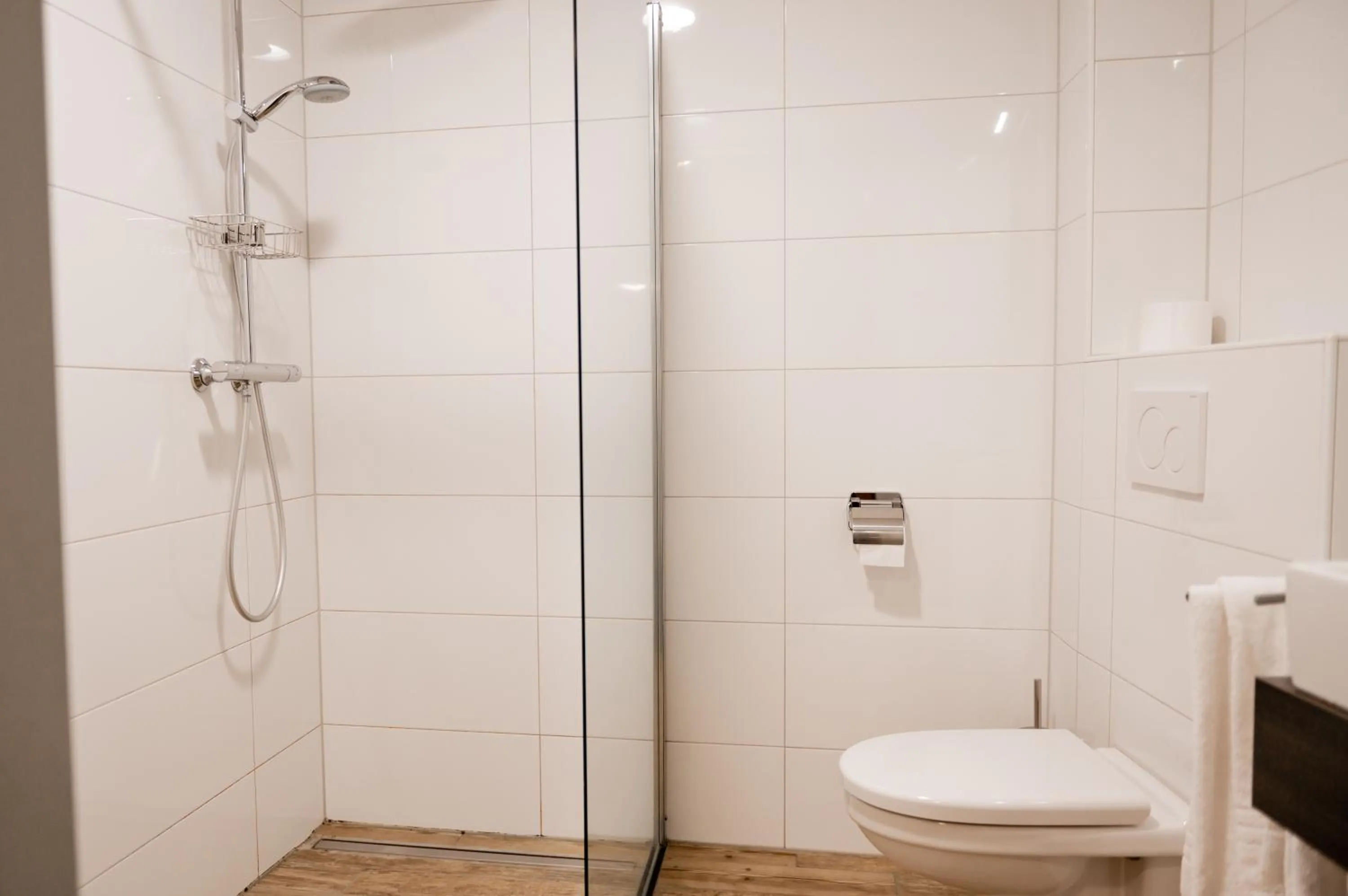 Shower in City Hotel de Jonge
