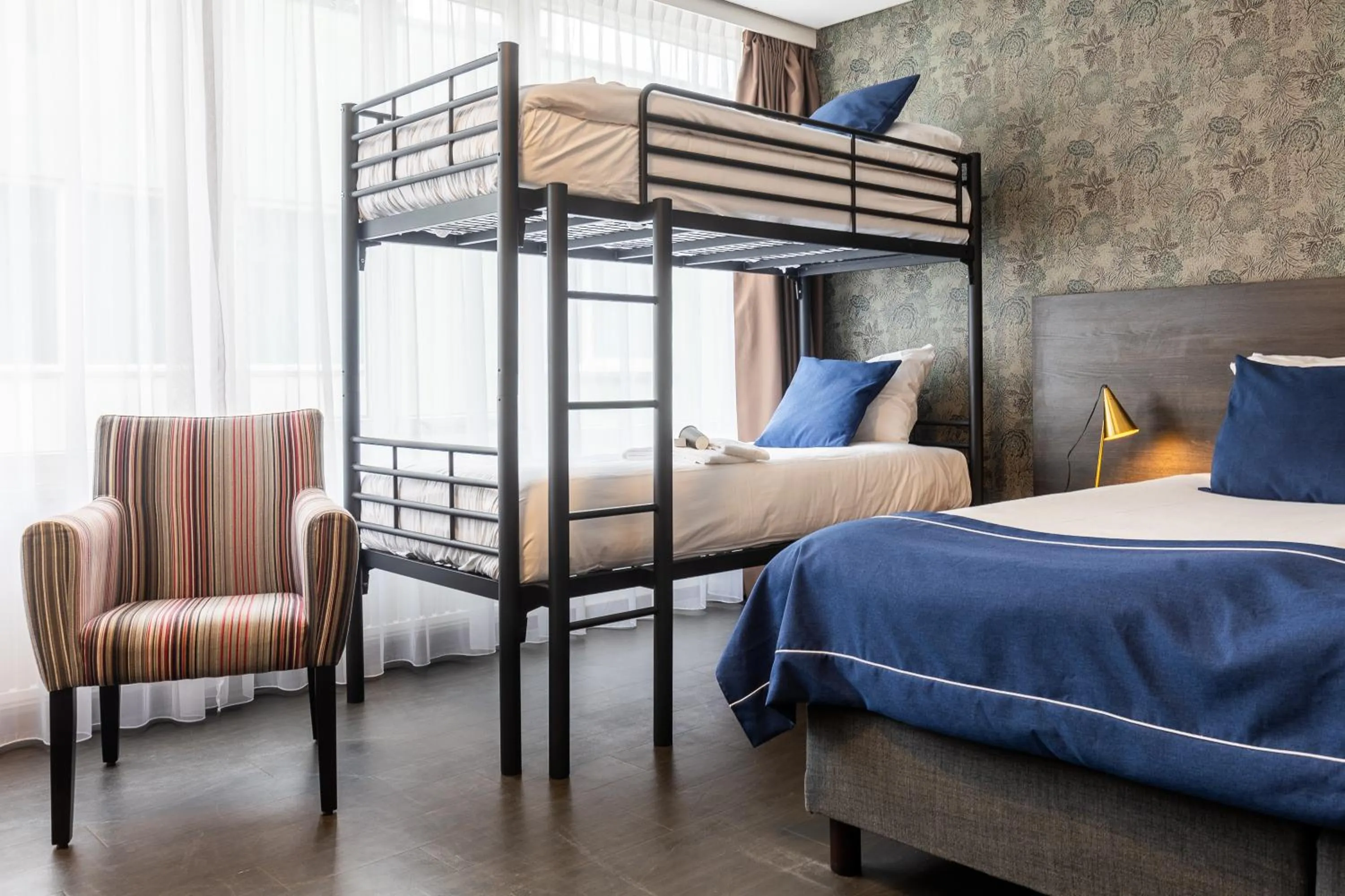 Bed in City Hotel de Jonge