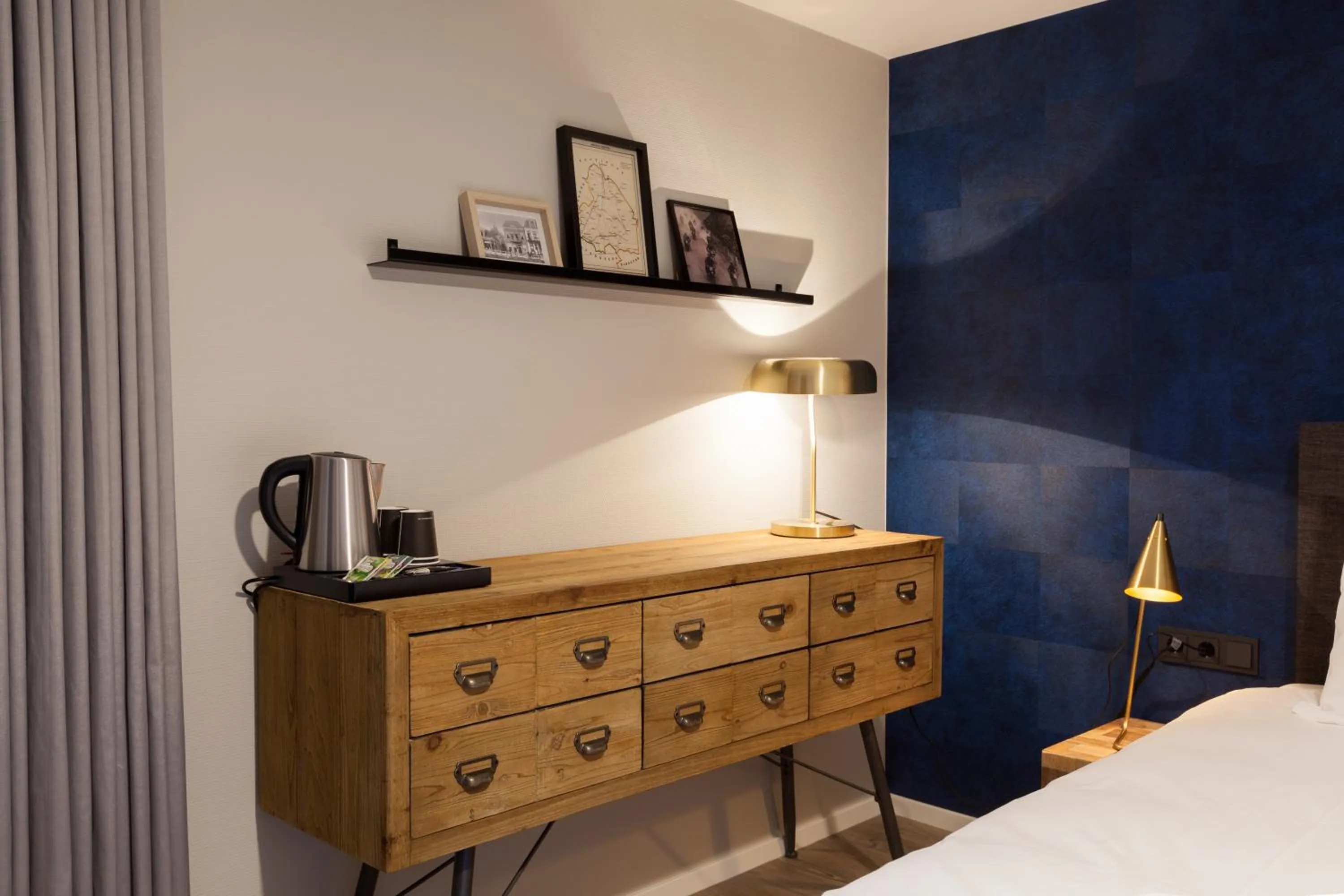 Bed in City Hotel de Jonge