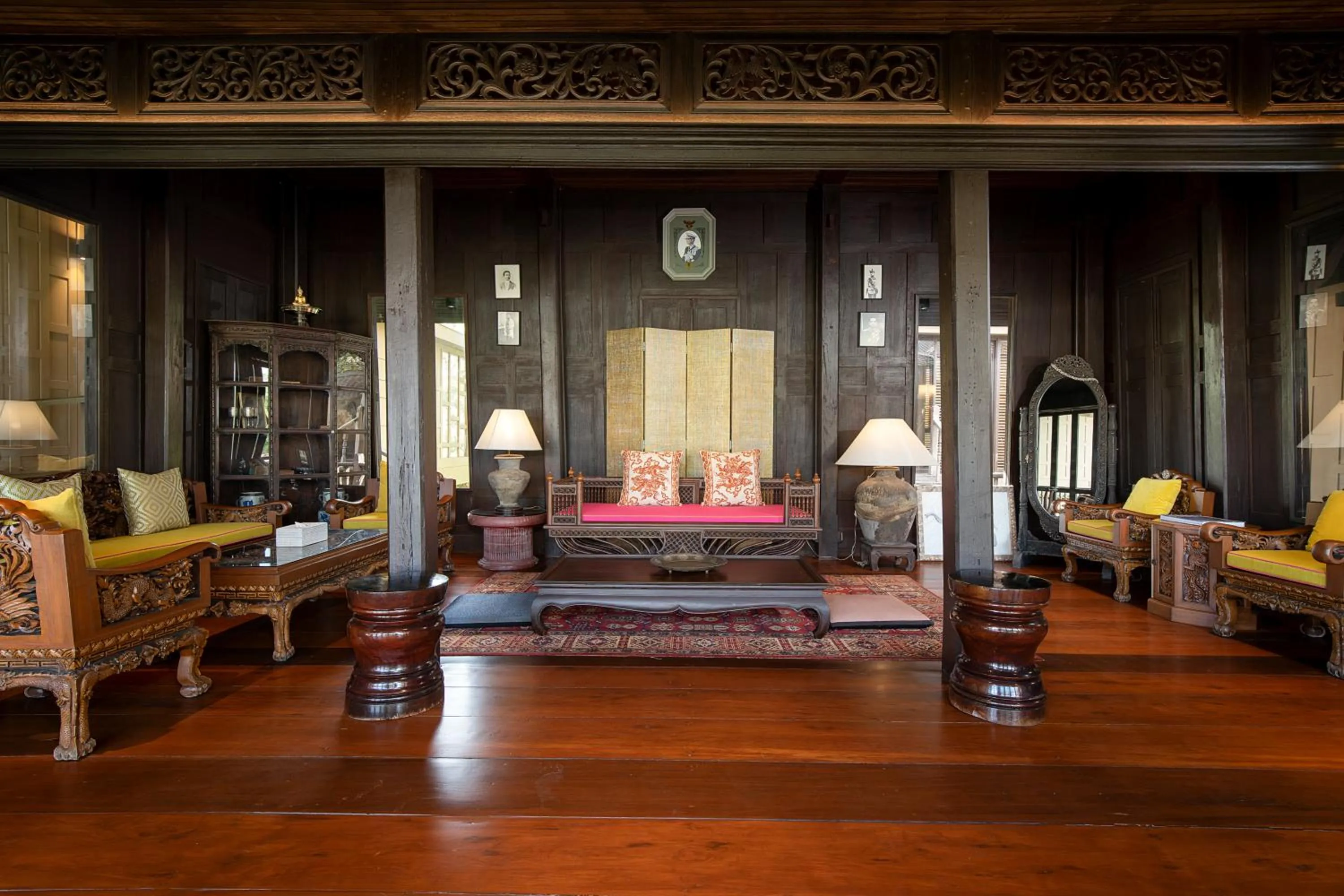 Communal lounge/ TV room in Syama Residence and Café