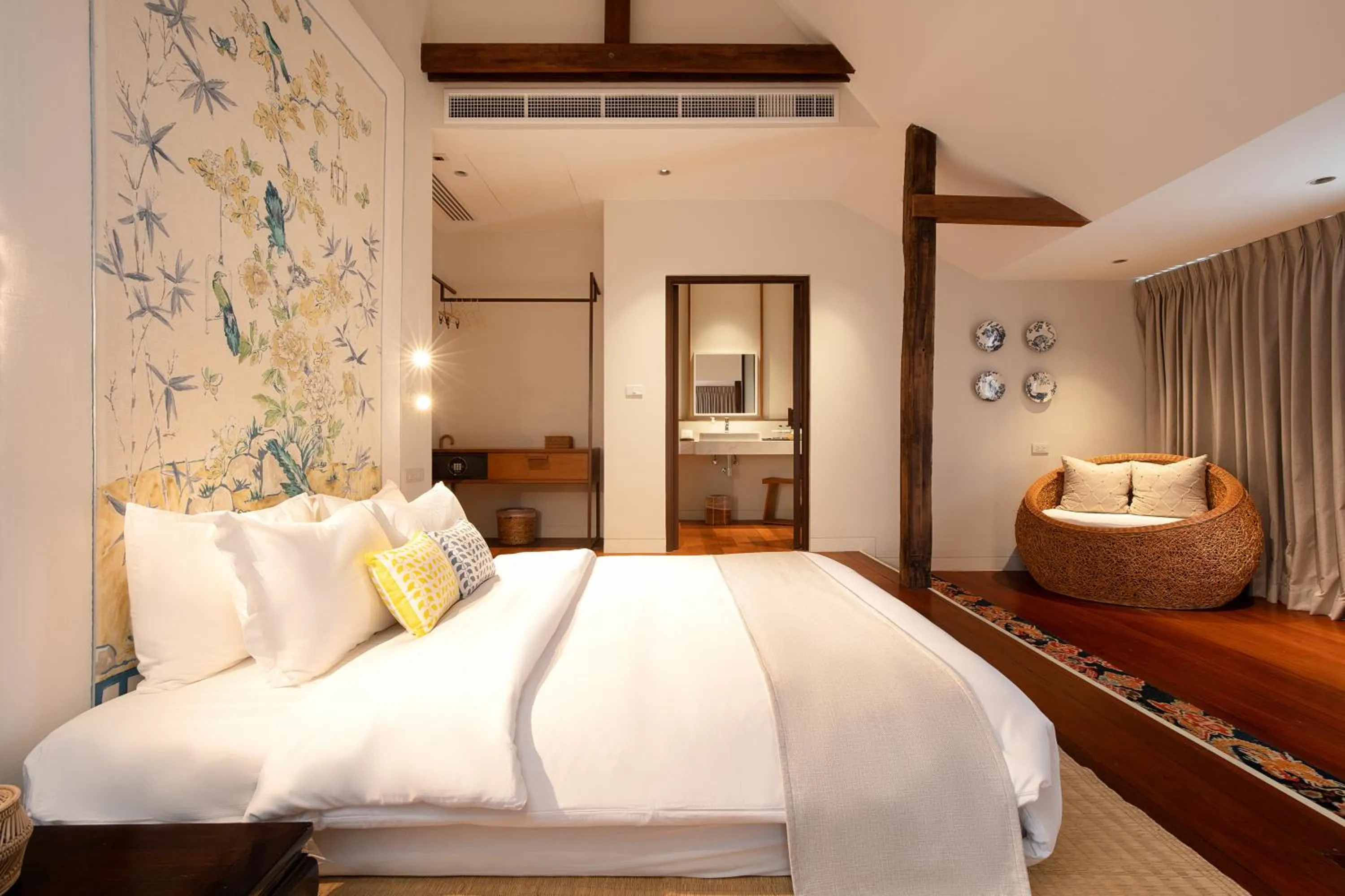 Bed in Syama Residence and Café