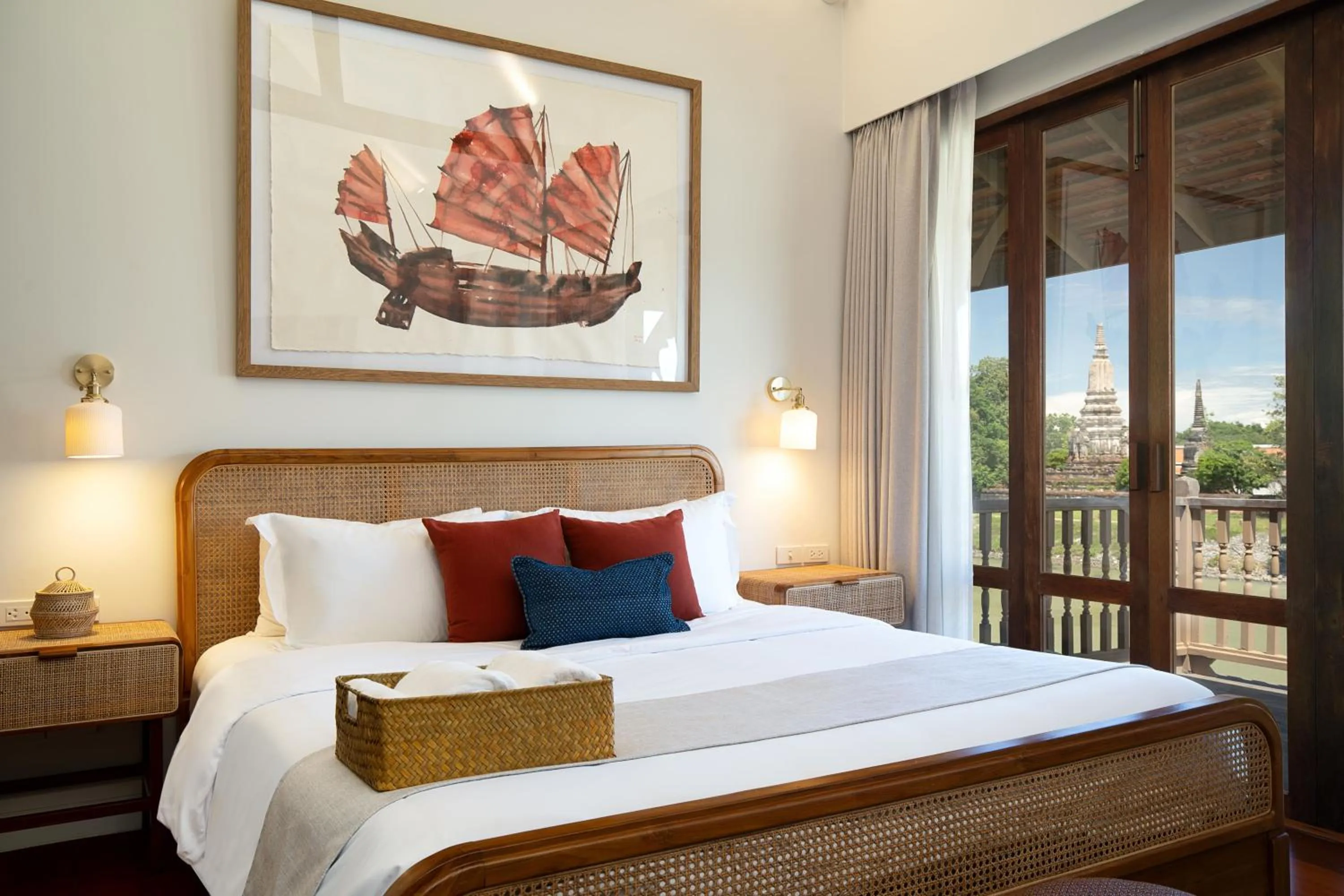 Bed in Syama Residence and Café