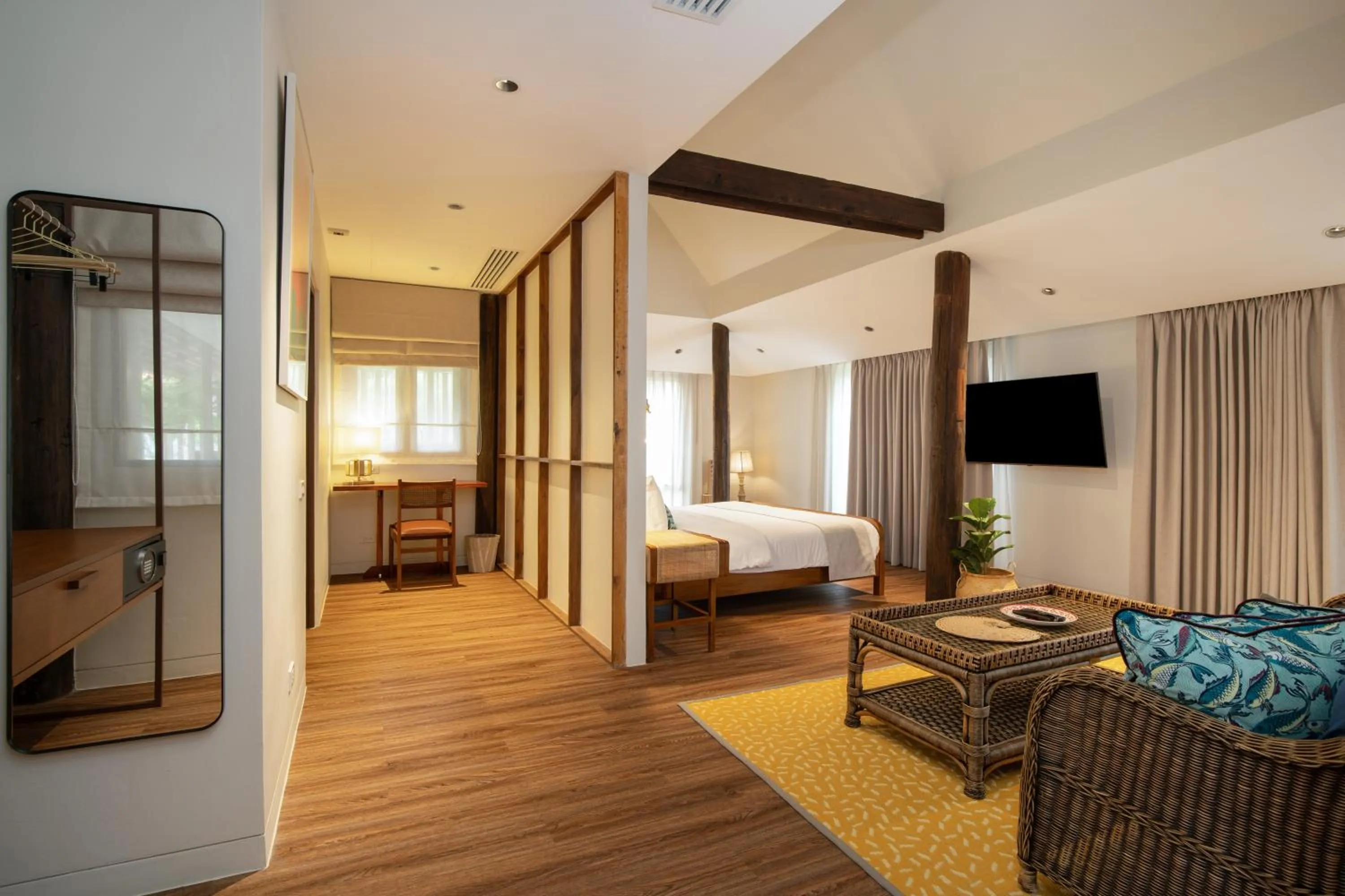 TV and multimedia, Bed in Syama Residence and Café