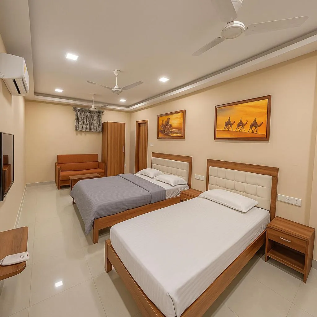 Bed in StayGuru Park View Residency