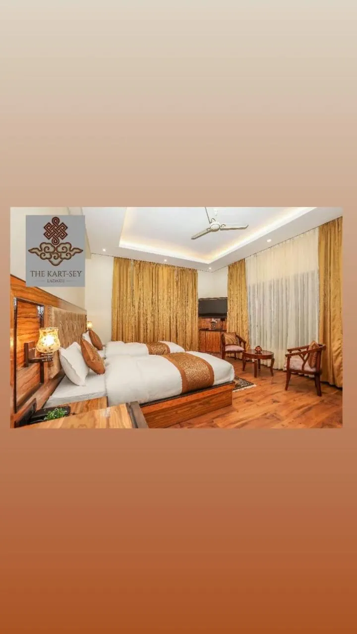 Photo of the whole room, Bed in The Kart-Sey Ladakh