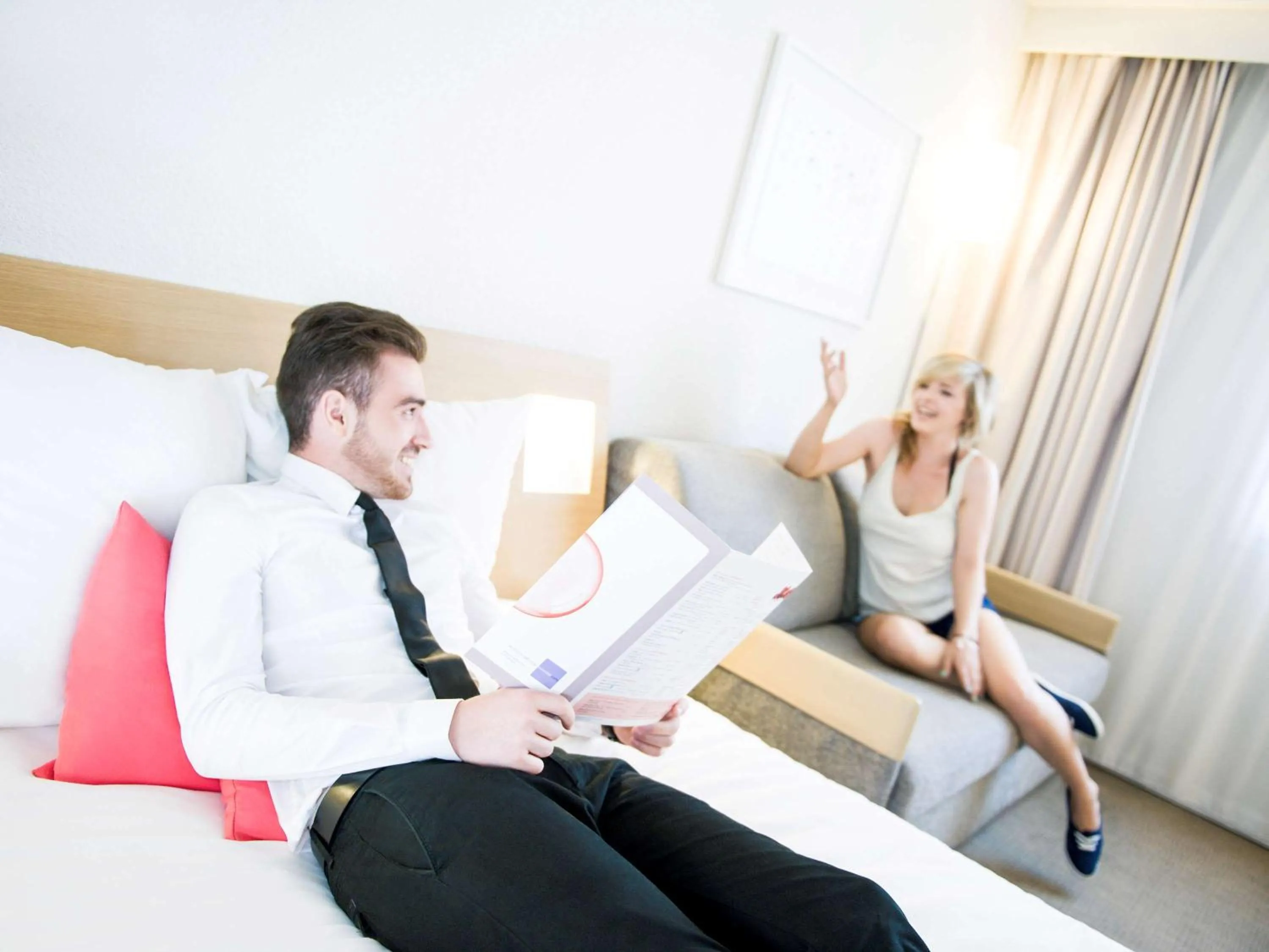 Photo of the whole room in Novotel London Heathrow Airport M4 Jct. 4