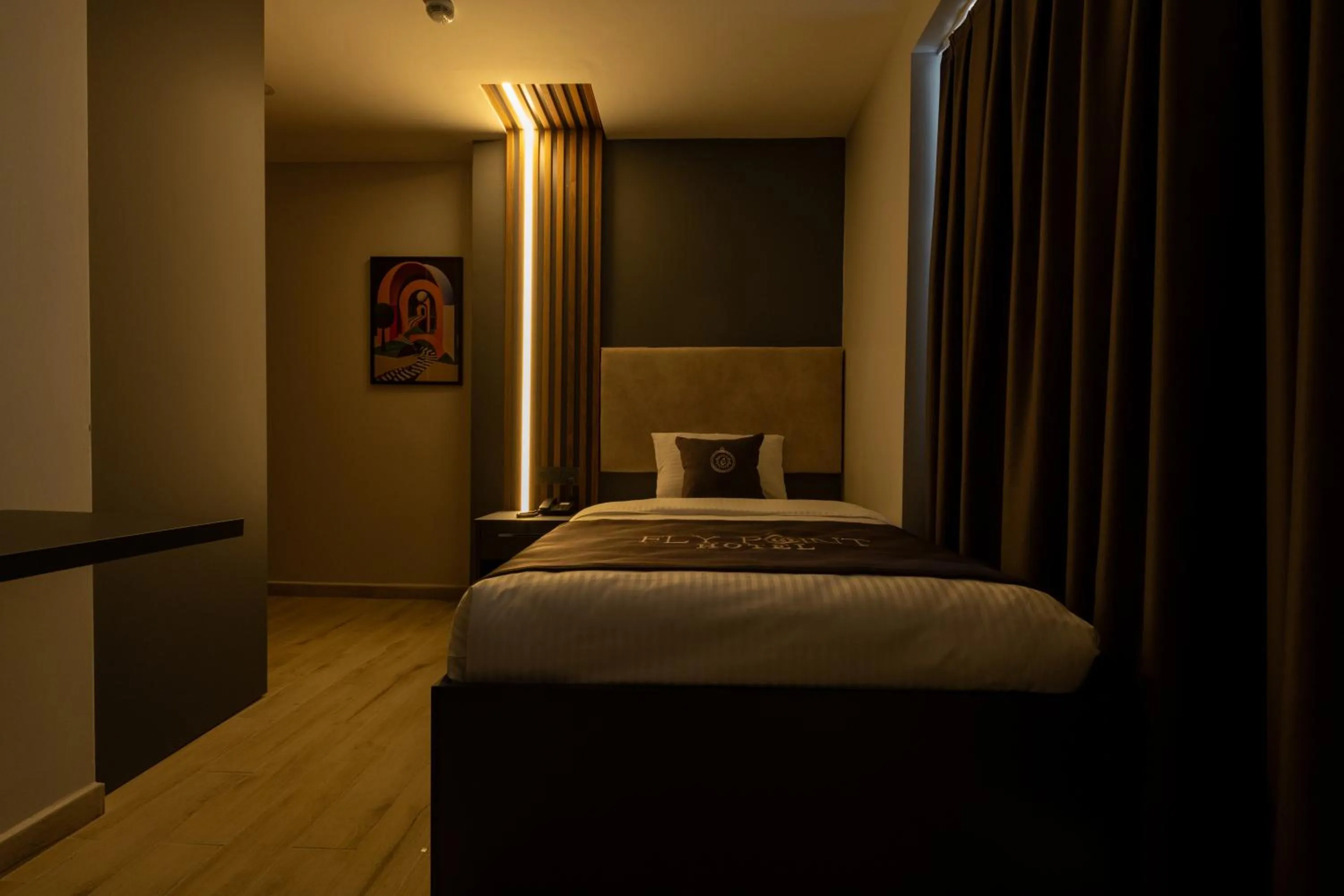 Bedroom, Bed in FLY POINT AIRPORT HOTEL