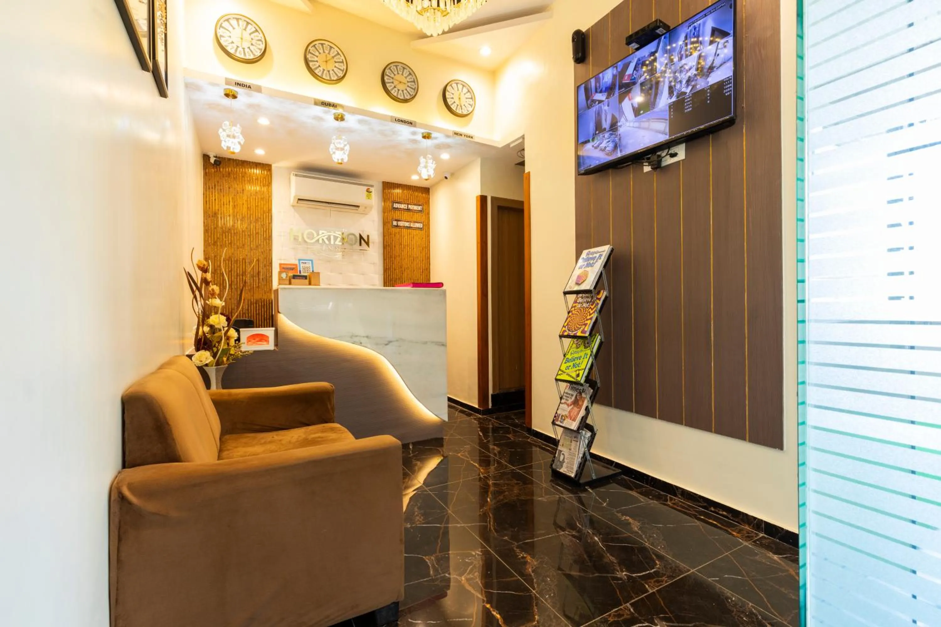 Facade/entrance in Horizon Inn Near Exhibition Center