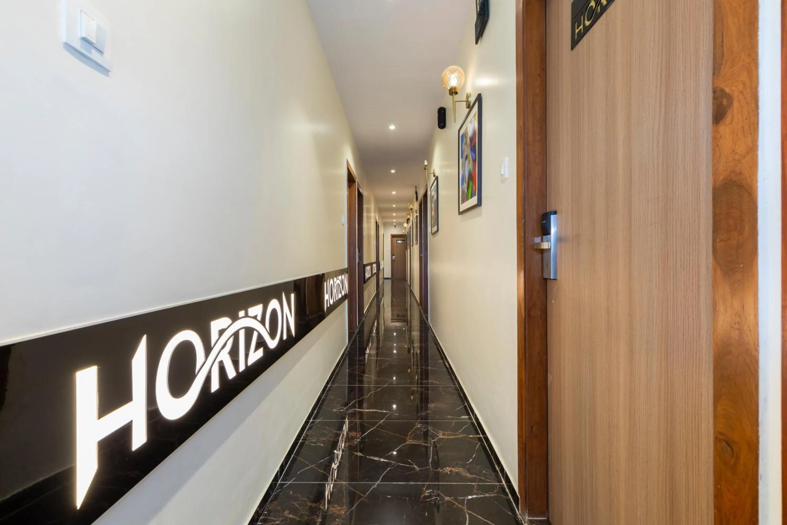 Facade/entrance in Horizon Inn Near Exhibition Center