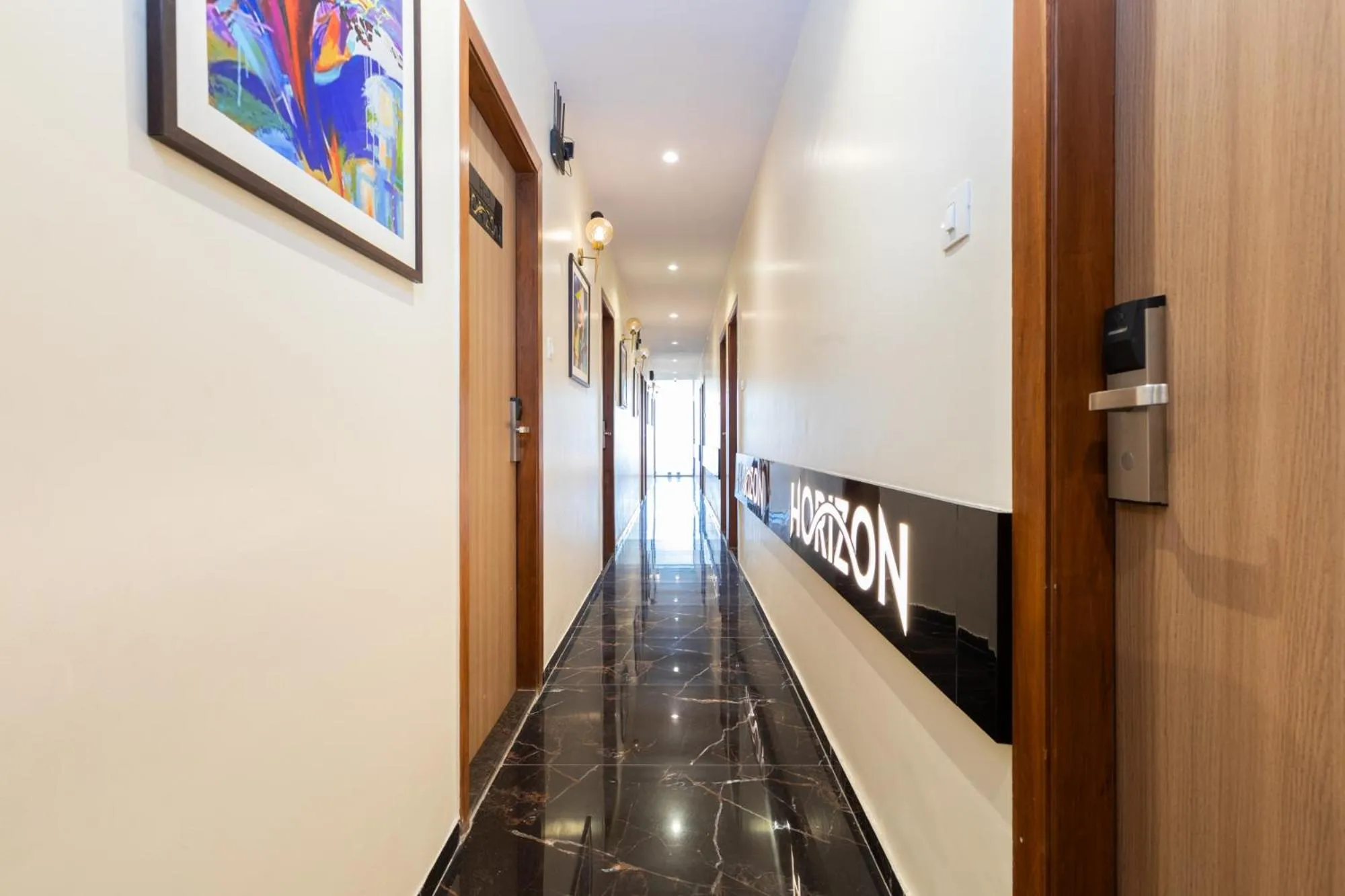 Facade/entrance in Horizon Inn Near Exhibition Center