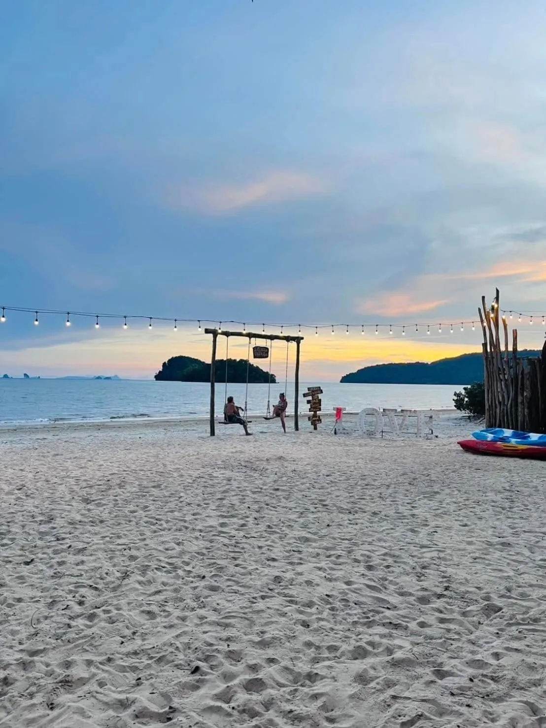Sea view in Long Beach Club Krabi