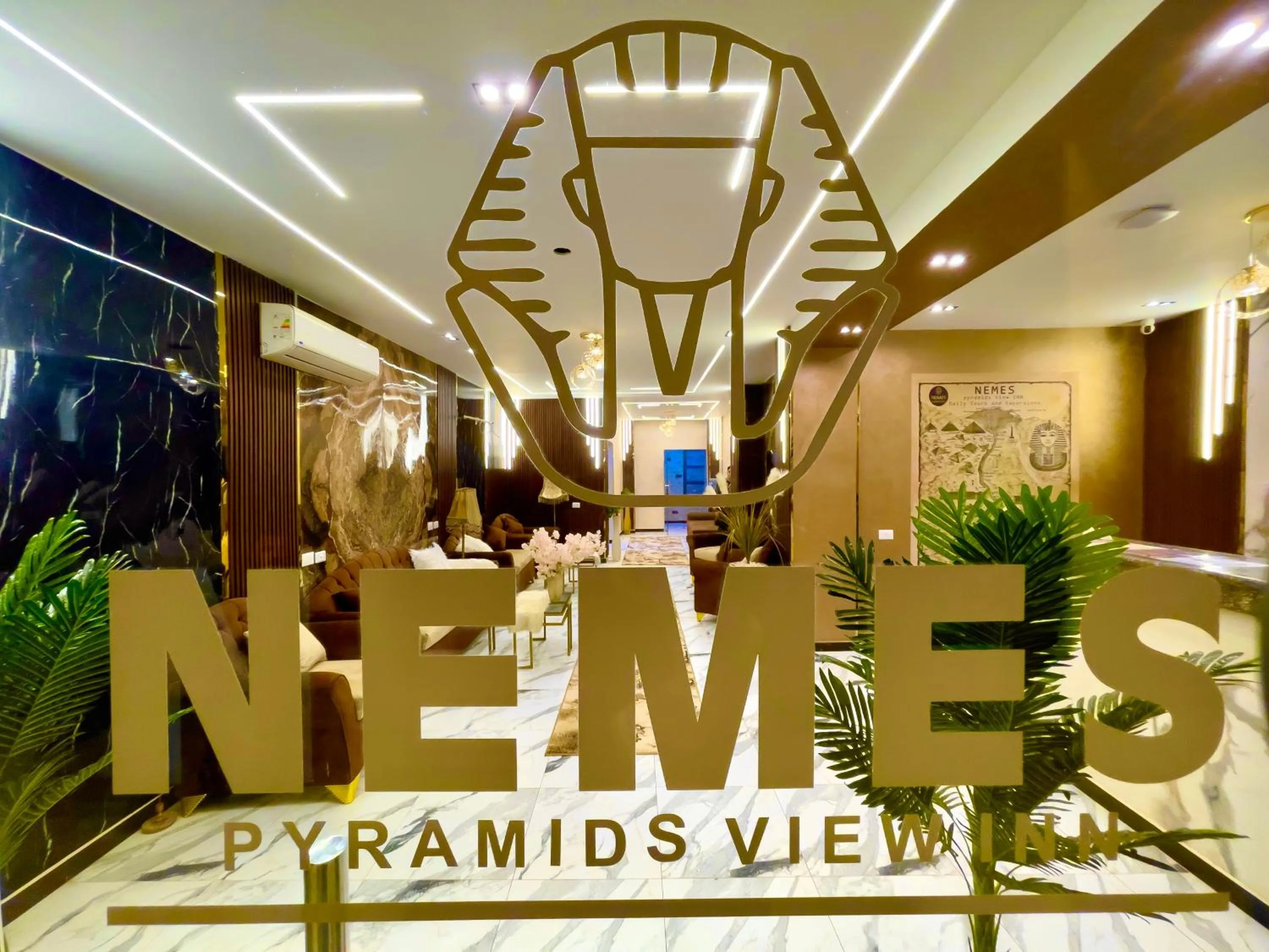 Lobby or reception in NEMES Pyramids View INN